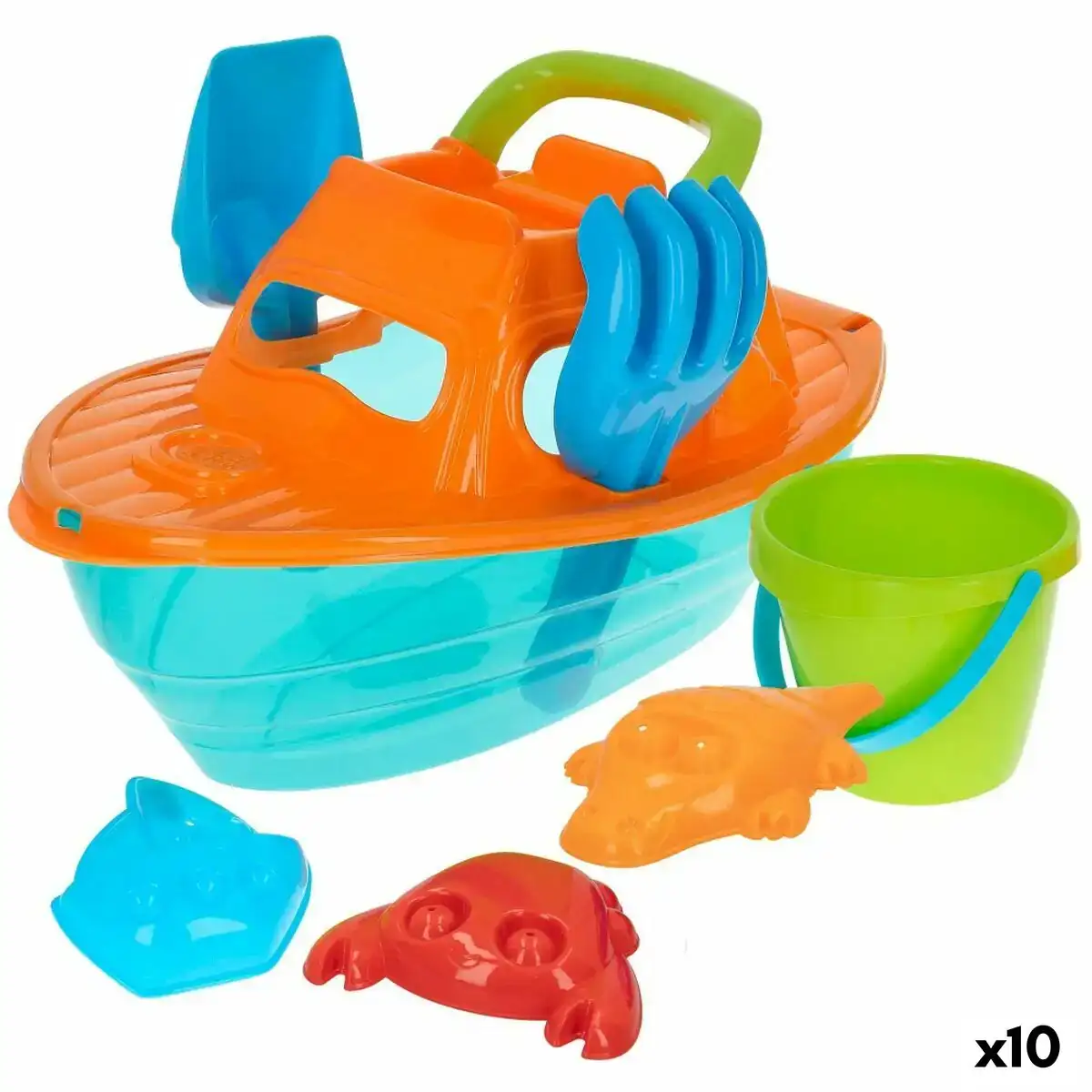 Set de jouets de plage colorbaby polypropylene 10 unites _1387. Bienvenue sur DIAYTAR COTE D'IVOIRE - Où Chaque Détail compte. Plongez dans notre univers et choisissez des produits qui ajoutent de l'éclat et de la joie à votre quotidien.