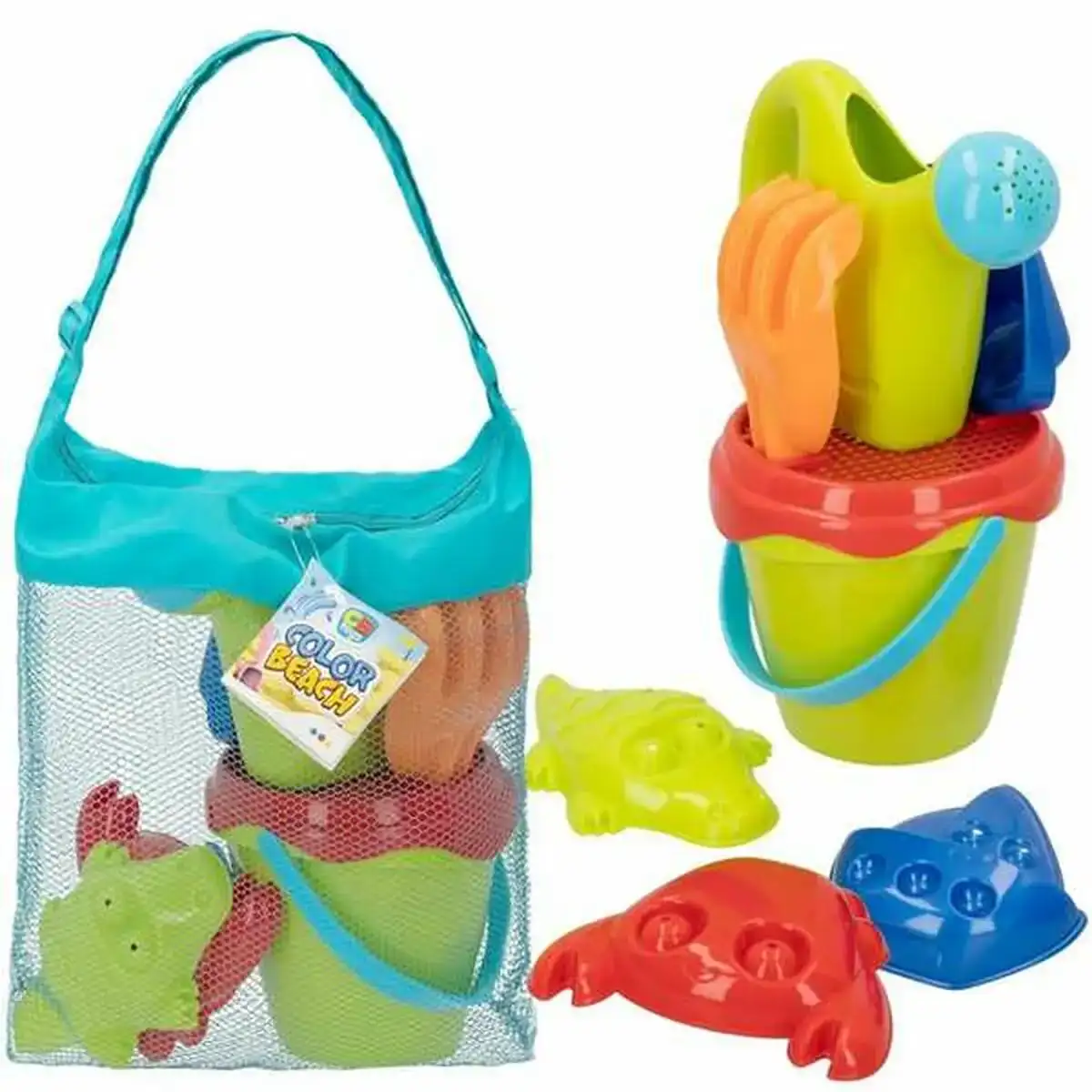 Set de jouets de plage colorbaby_6062. DIAYTAR COTE D'IVOIRE - L'Odyssée du Shopping à Votre Portée. Parcourez notre boutique en ligne et partez à la découverte d'articles qui rendront chaque jour spécial.