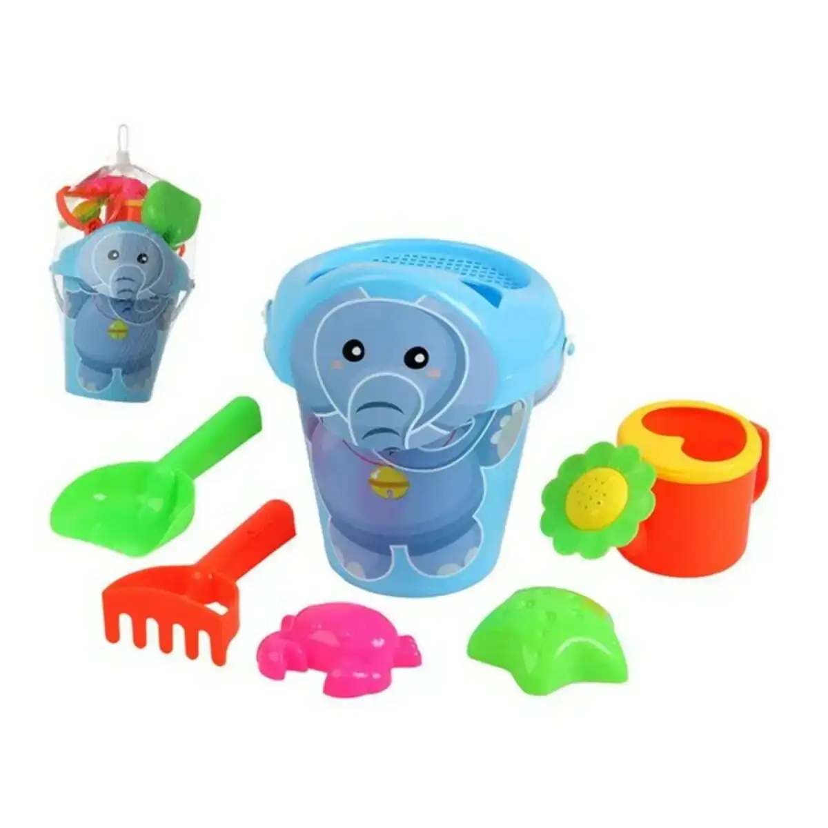 Set de jouets de plage happy elephant 7 pcs _6549. DIAYTAR COTE D'IVOIRE - Votre Plateforme pour un Shopping Inspiré. Explorez nos offres variées et découvrez des articles qui stimulent votre créativité et embellissent votre vie.