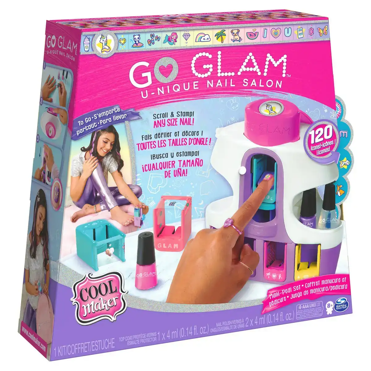 Set de manucure spin master go glam_8958. DIAYTAR COTE D'IVOIRE - Où la Mode et le Confort se Rencontrent. Plongez dans notre univers de produits et trouvez des articles qui vous habillent avec style et aisance.