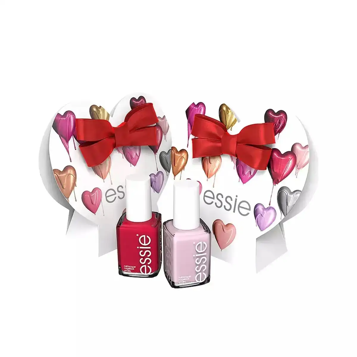 Set de maquillage essie valentin 2 pieces_7643. DIAYTAR COTE D'IVOIRE - Votre Marché Virtuel au Côte d'Ivoire. Parcourez notre boutique en ligne pour trouver des trésors cachés, des articles indispensables du quotidien aux joyaux artistiques.