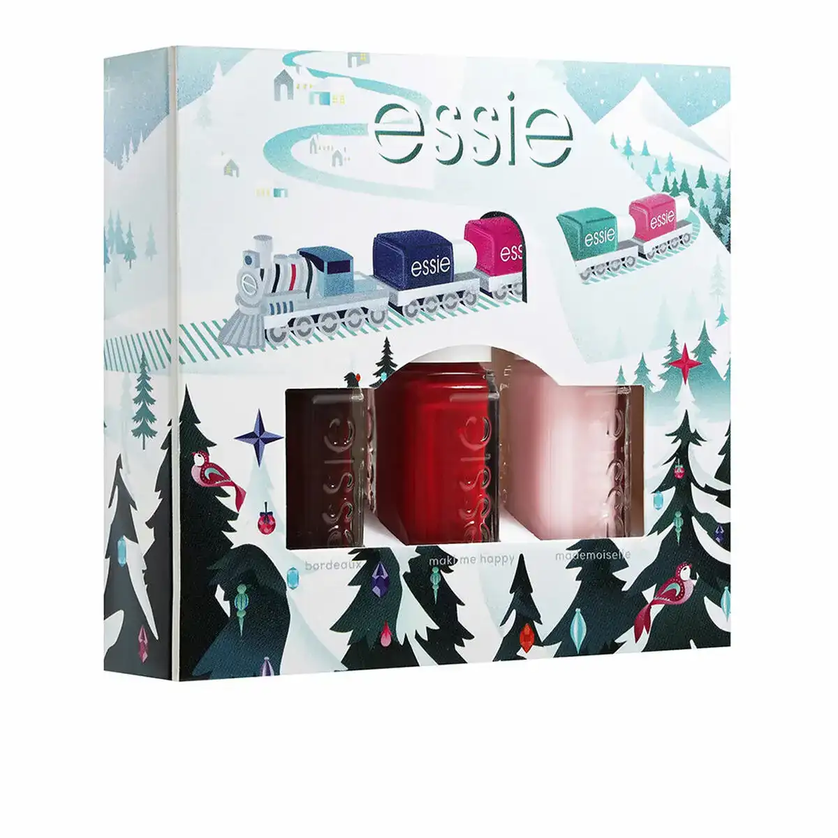 Set de maquillage essie vernis a ongles 3 pieces_8830. DIAYTAR COTE D'IVOIRE - Votre Destination Shopping pour Tous. Parcourez notre boutique en ligne et découvrez une variété de produits pour satisfaire tous vos besoins et désirs.