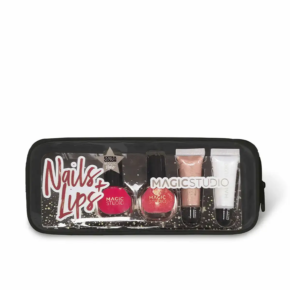 Set de maquillage magic studio nails lips 5 pieces_1823. DIAYTAR COTE D'IVOIRE - Là où Chaque Achat Contribue à un Rêve. Naviguez à travers notre boutique en ligne et soutenez des artisans talentueux tout en acquérant des trésors.