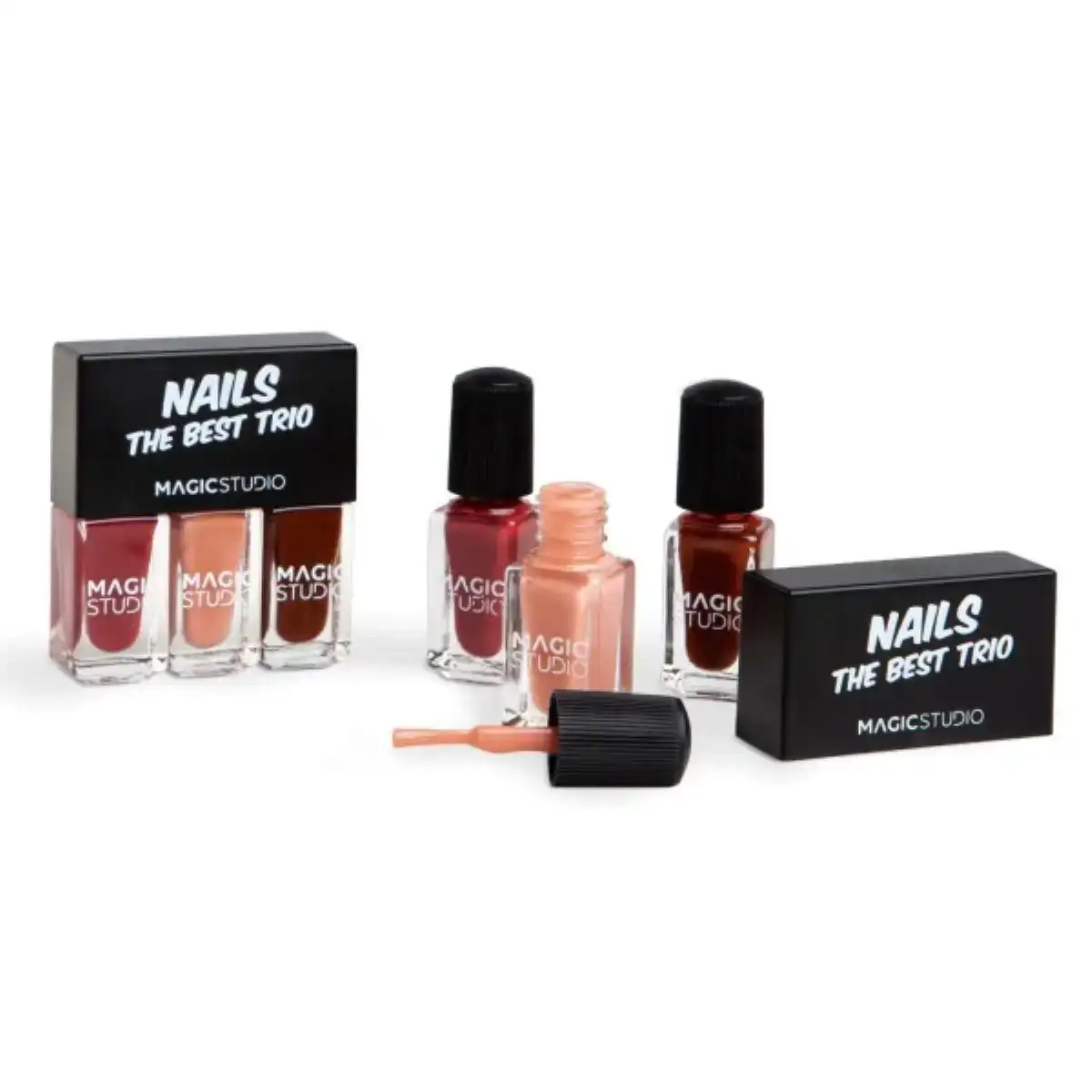 Set de maquillage magic studio the best trio vernis a ongles 3 pieces_5161. DIAYTAR COTE D'IVOIRE - Là où la Tradition Devient Tendance. Naviguez à travers notre boutique en ligne et choisissez des produits qui allient l'authenticité au contemporain.