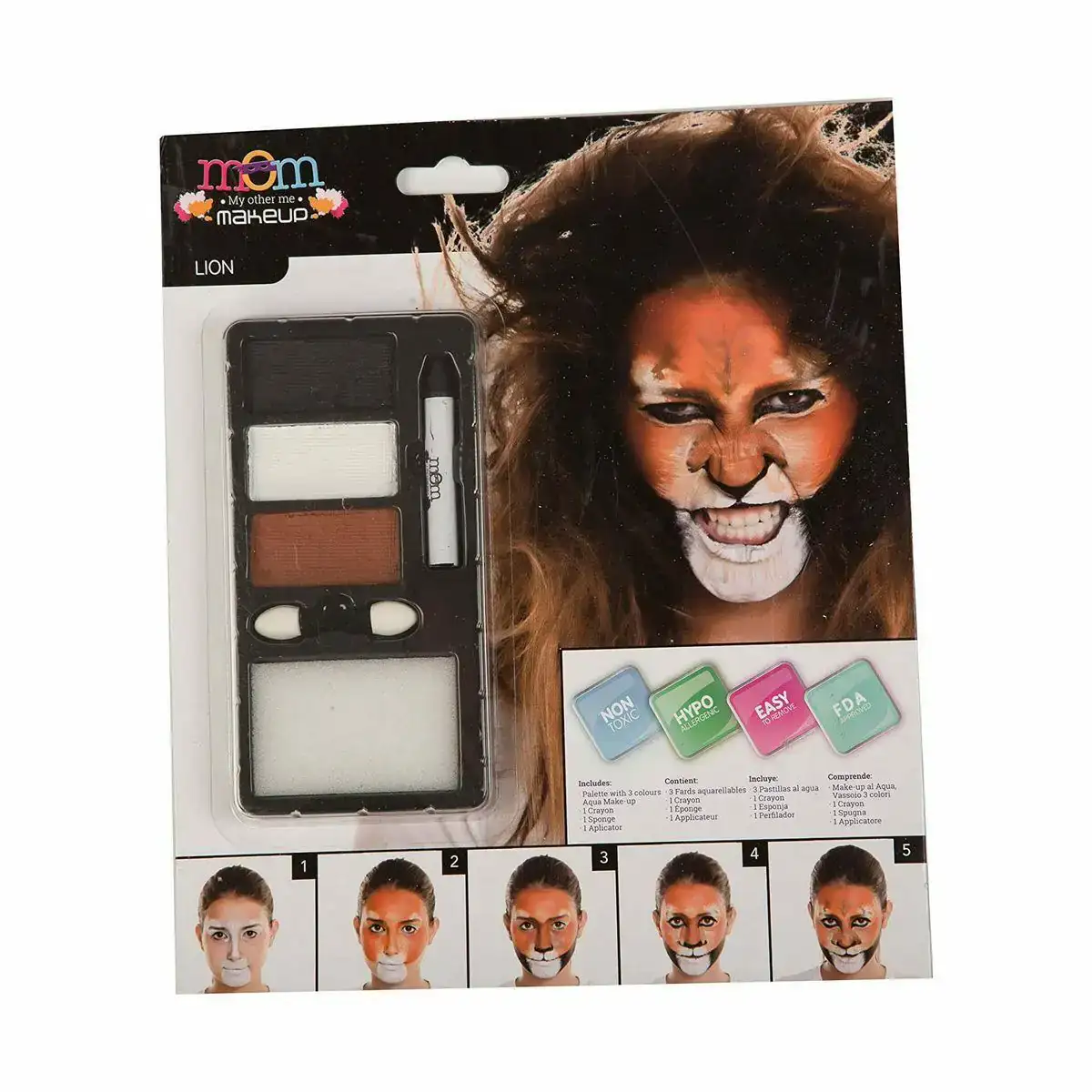 Set de maquillage my other me lion_6564. DIAYTAR COTE D'IVOIRE - Votre Destination de Shopping Authentique au Côte d'Ivoire. Plongez dans notre boutique en ligne pour découvrir des produits qui célèbrent la riche culture et l'artisanat du pays.