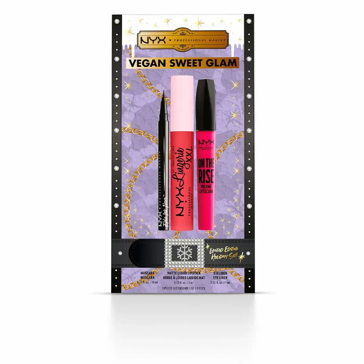 Set de maquillage nyx vegan sweet glam edition limitee 3 pieces_2840. DIAYTAR COTE D'IVOIRE - L'Art de Vivre avec Authenticité. Explorez notre gamme de produits artisanaux et découvrez des articles qui apportent une touche unique à votre vie.