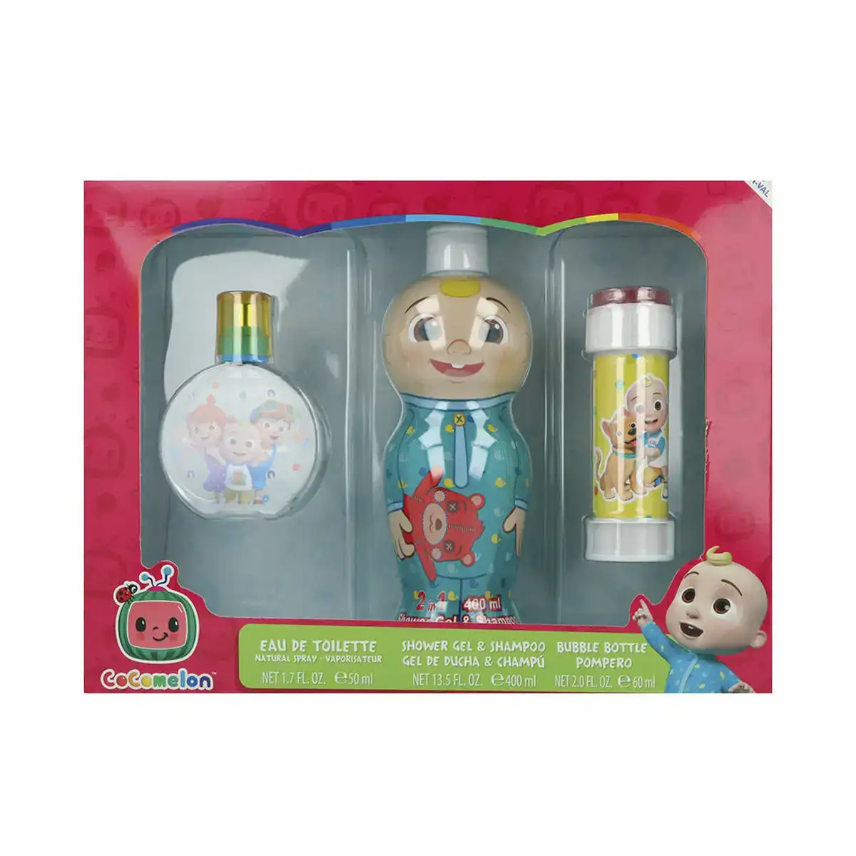Set de parfum enfant cocomelon 3 pieces _1140. DIAYTAR COTE D'IVOIRE - Où Votre Shopping Prend Vie. Explorez notre boutique en ligne pour trouver des articles qui vous ressemblent et qui ajoutent de l'éclat à votre quotidien.