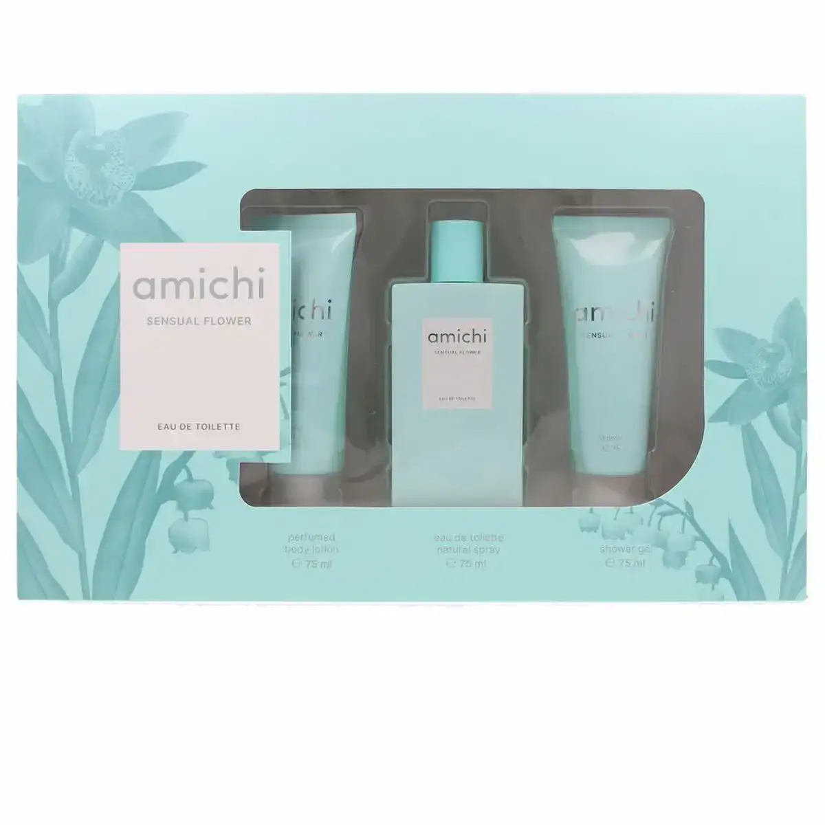 Set de parfum femme amichi sensual flower 3 pieces_3857. DIAYTAR COTE D'IVOIRE - Où Chaque Sélection est une Victoire. Découvrez notre boutique en ligne et trouvez des articles qui vous rendent la vie plus belle, un choix à la fois.