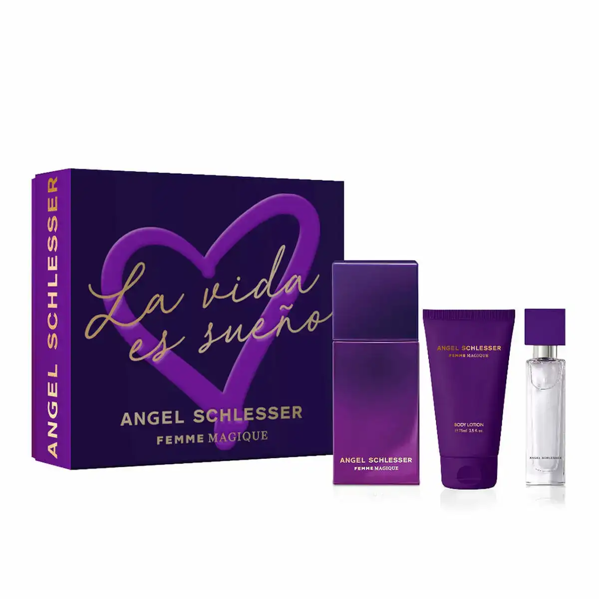 Set de parfum femme angel schlesser femme magique 3 pieces_8214. DIAYTAR COTE D'IVOIRE - Là où le Shopping devient une Fête des Sens. Plongez dans notre univers et choisissez des produits qui éveillent votre goût pour l'esthétique et l'authenticité.