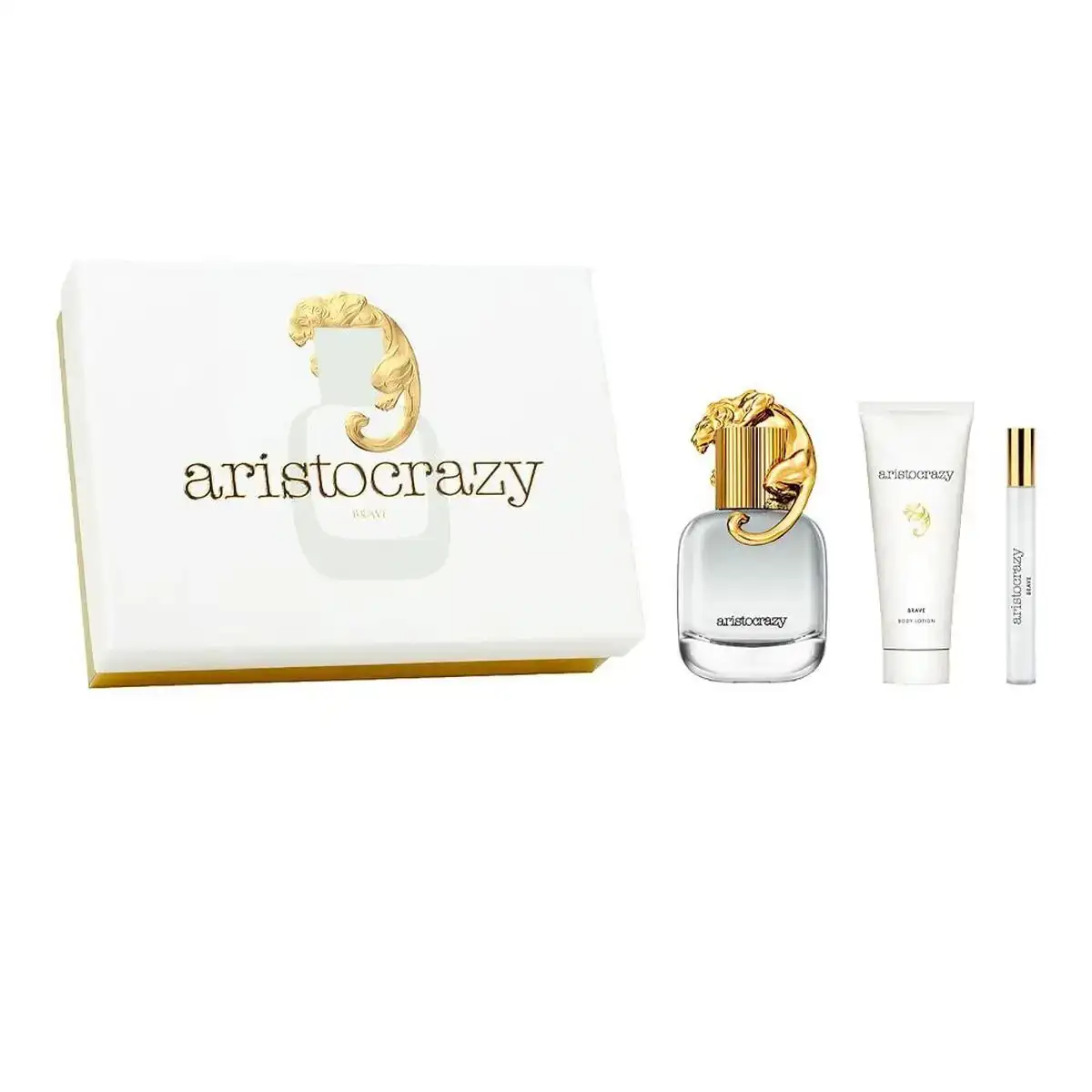 Set de parfum femme aristocrazy brave 3 pieces_8268. DIAYTAR COTE D'IVOIRE - Là où Chaque Achat a du Sens. Explorez notre gamme et choisissez des produits qui racontent une histoire, votre histoire.