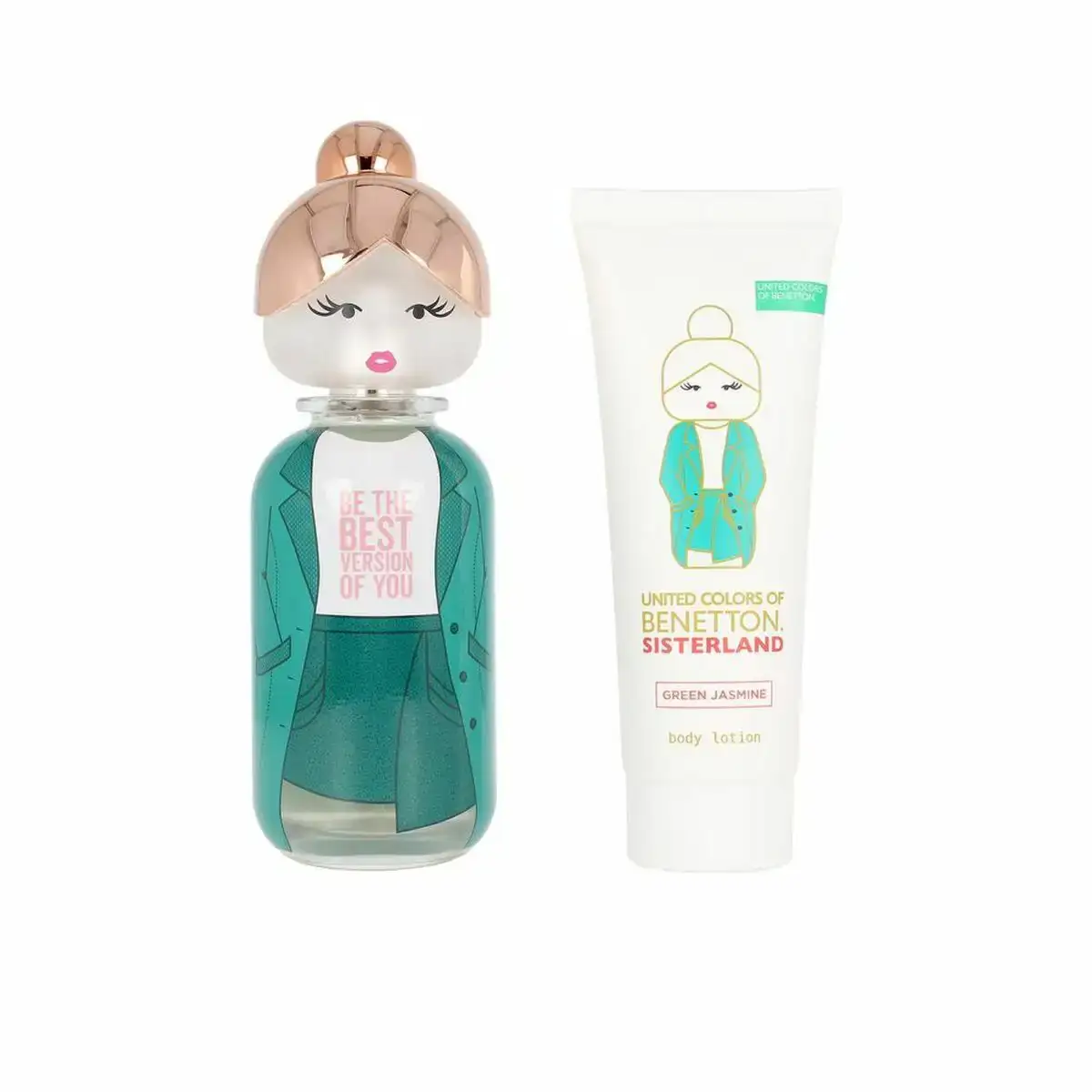 Set de parfum femme benetton sisterland green jasmine 2 pcs _5648. Entrez dans l'Univers de DIAYTAR COTE D'IVOIRE - Où Chaque Produit a son Histoire. Explorez notre catalogue et découvrez des trésors qui racontent la riche culture du Côte d'Ivoire.