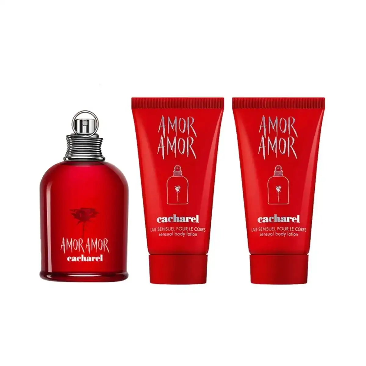 Set de parfum femme cacharel amor amor 3 pieces_6342. DIAYTAR COTE D'IVOIRE - Votre Escapade Shopping Virtuelle. Explorez notre boutique en ligne et dénichez des trésors qui évoquent la culture et le savoir-faire sénégalais, un clic à la fois.