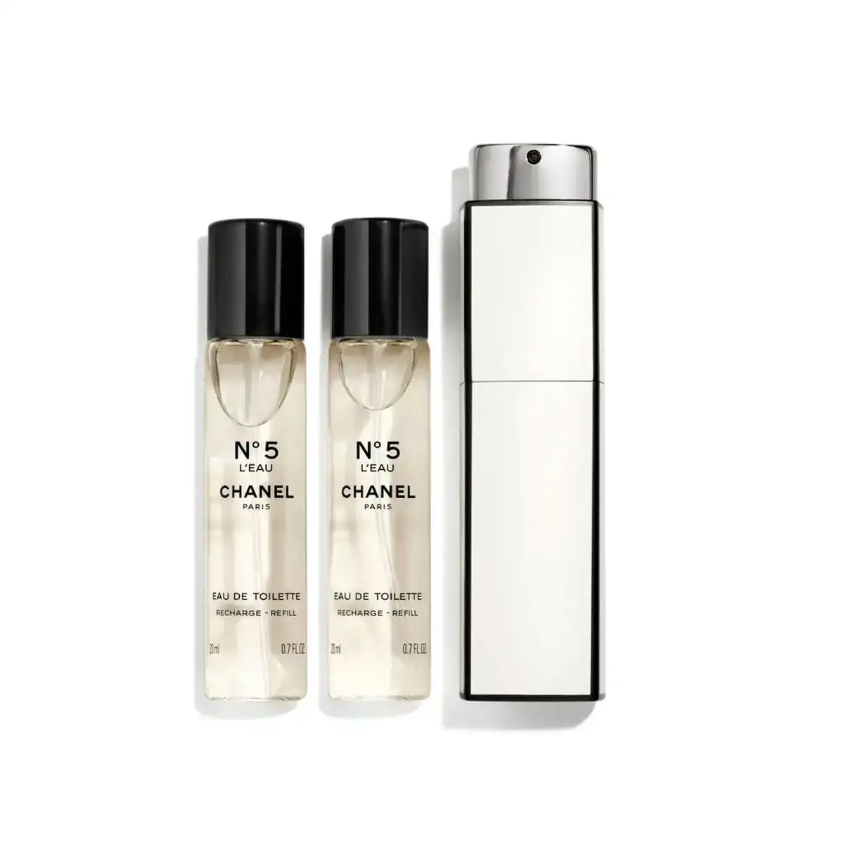 Set de parfum femme chanel no 5 l eau 3 pieces_3072. DIAYTAR COTE D'IVOIRE - Où la Tradition s'Harmonise avec le Moderne. Parcourez notre gamme diversifiée et choisissez des produits qui révèlent l'âme du Côte d'Ivoire.