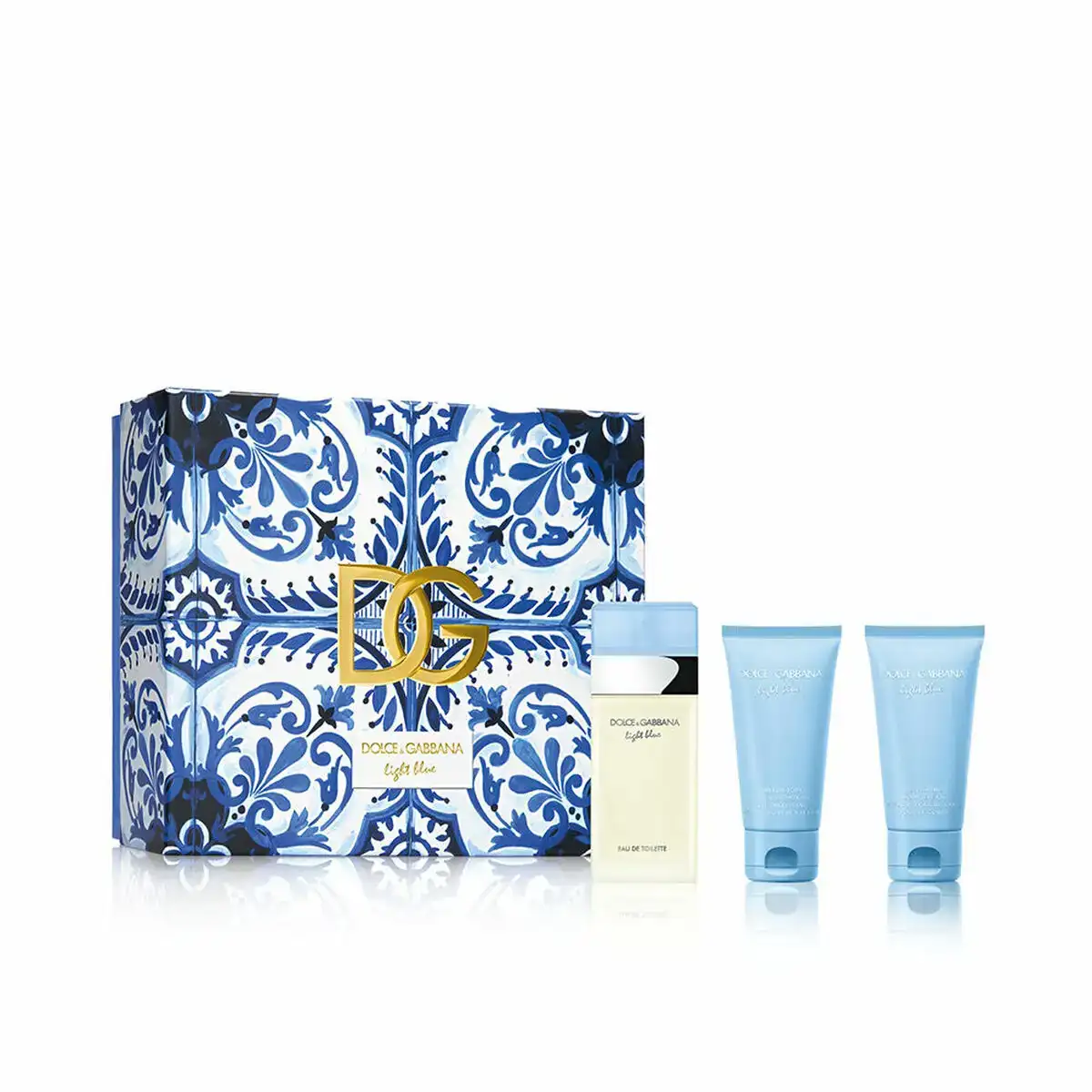 Set de parfum femme dolce gabbana light blue 3 pieces_1679. DIAYTAR COTE D'IVOIRE - Votre Source de Découvertes Shopping. Découvrez des trésors dans notre boutique en ligne, allant des articles artisanaux aux innovations modernes.