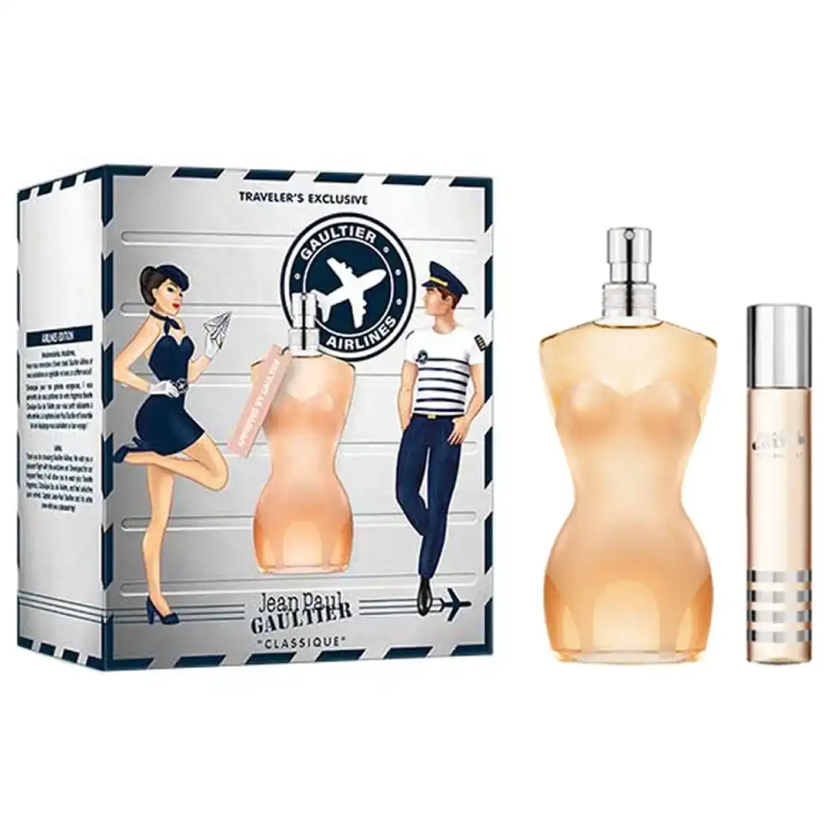 Set de parfum femme jean paul gaultier classique edt 2 pieces_2403. Bienvenue chez DIAYTAR COTE D'IVOIRE - Où Votre Shopping Prend Vie. Découvrez notre univers et dénichez des trésors qui ajoutent de la couleur à votre quotidien.