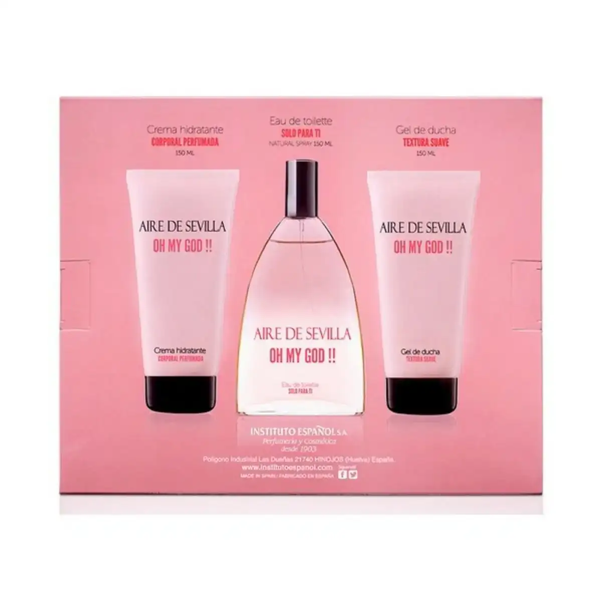 Set de parfum femme oh my god aire sevilla 3 pcs 3 pcs _5259. DIAYTAR COTE D'IVOIRE - L'Art de Vivre le Shopping en Ligne. Découvrez notre plateforme intuitive et trouvez des produits qui vous inspirent et vous enchantent, à chaque clic.