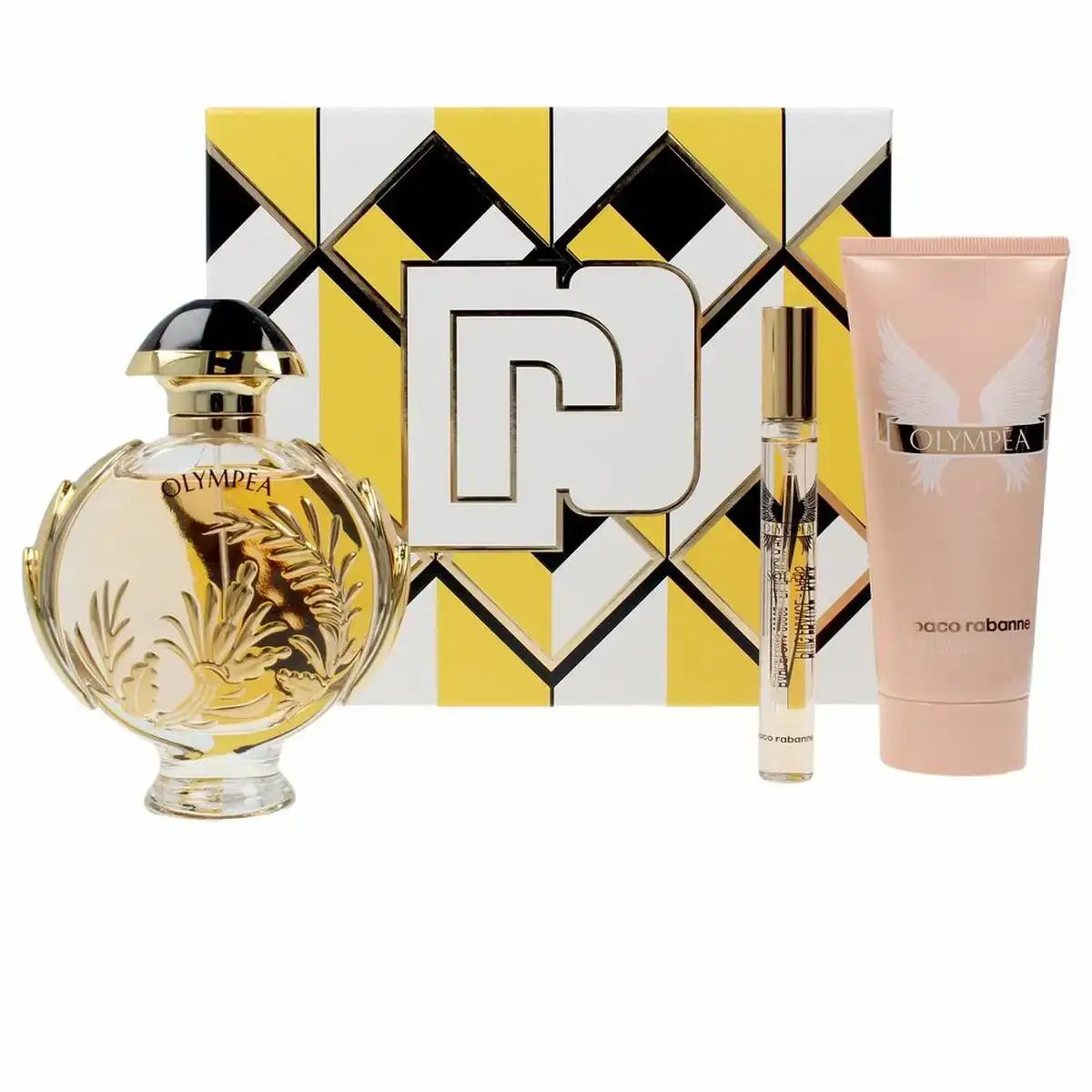 Set de parfum femme paco rabanne olympea solar 3 pieces_4294. DIAYTAR COTE D'IVOIRE - Où Choisir Devient un Plaisir. Découvrez notre boutique en ligne et choisissez parmi une variété de produits qui satisferont tous vos besoins.