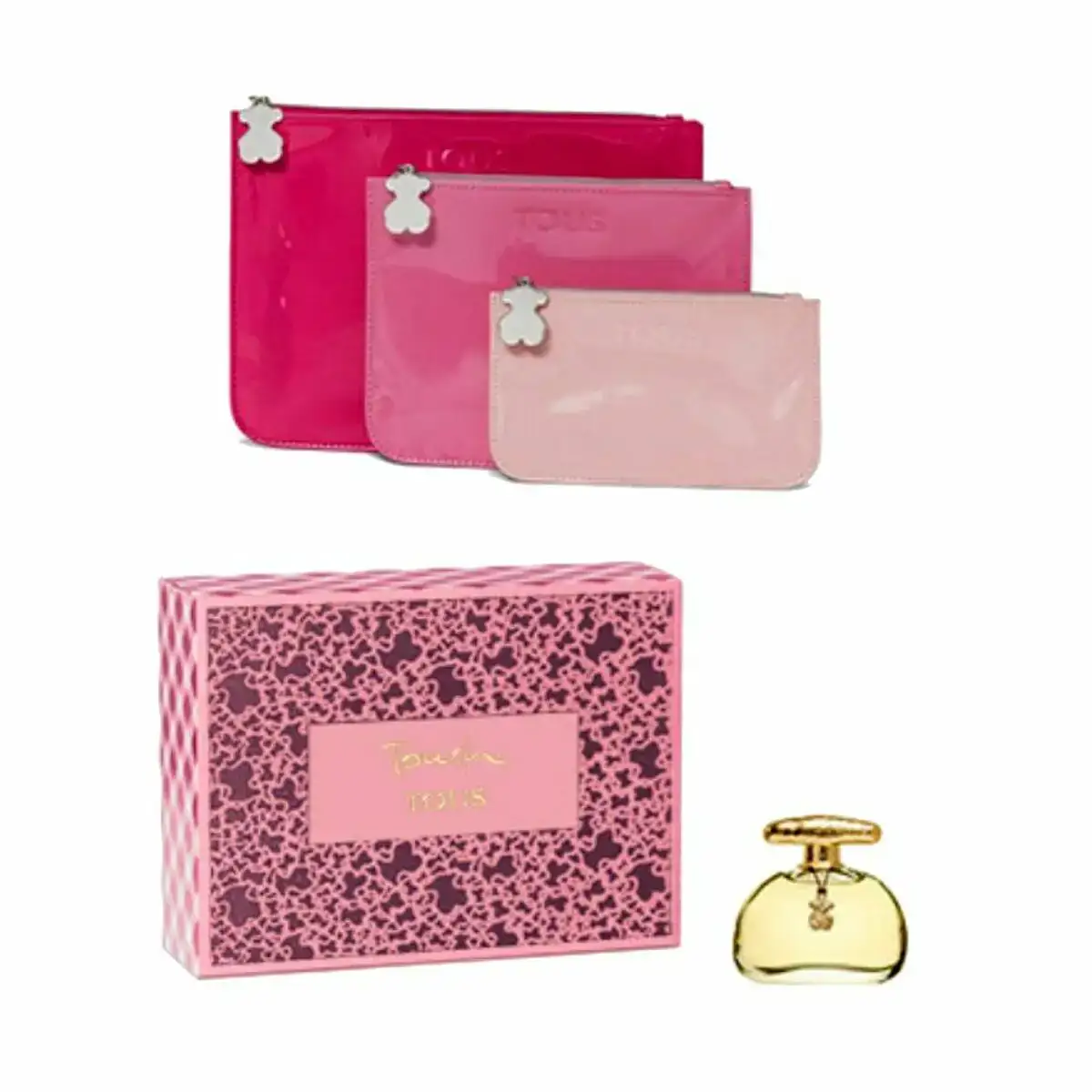 Set de parfum femme tous touch edt 4 pcs _4062. DIAYTAR COTE D'IVOIRE - Où Choisir est un Plaisir. Explorez notre boutique en ligne et choisissez parmi des produits de qualité qui satisferont vos besoins et vos goûts.