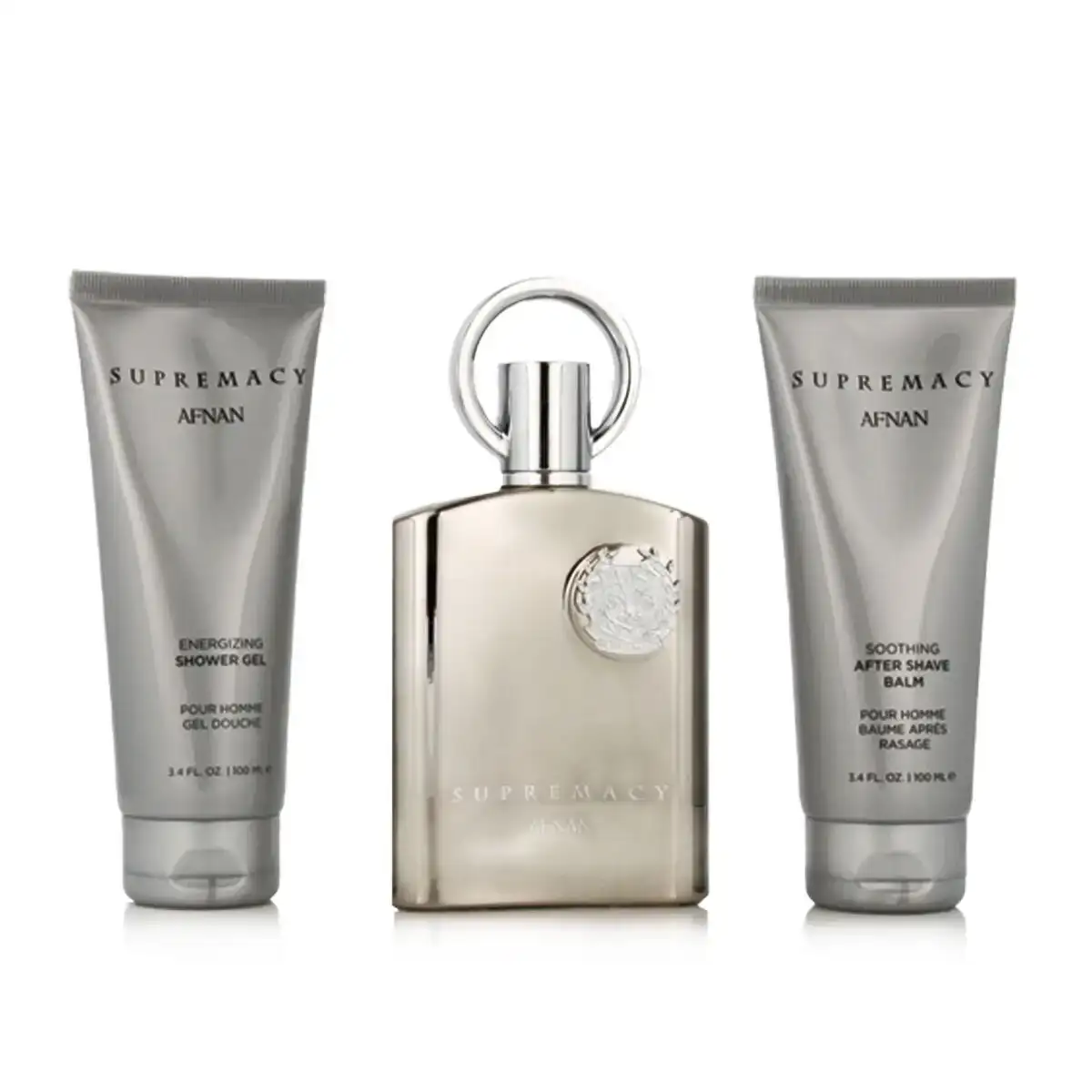 Set de parfum homme afnan 3 pieces supremacy silver_8018. DIAYTAR COTE D'IVOIRE - Où Choisir est une Célébration. Découvrez notre sélection de produits qui représentent la diversité et la joie du Côte d'Ivoire, à chaque étape de votre vie.