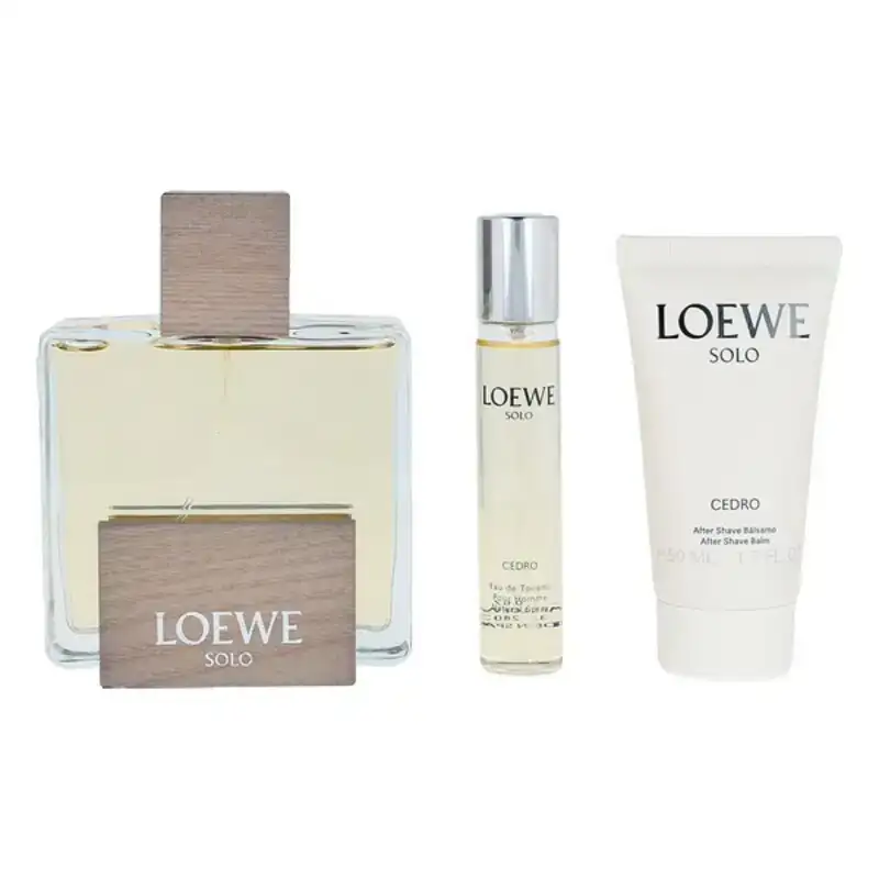 Set de parfum homme solo cedro loewe 3 pcs _3775. DIAYTAR COTE D'IVOIRE - Votre Destination Shopping Inspirante. Explorez notre catalogue pour trouver des articles qui stimulent votre créativité et votre style de vie.
