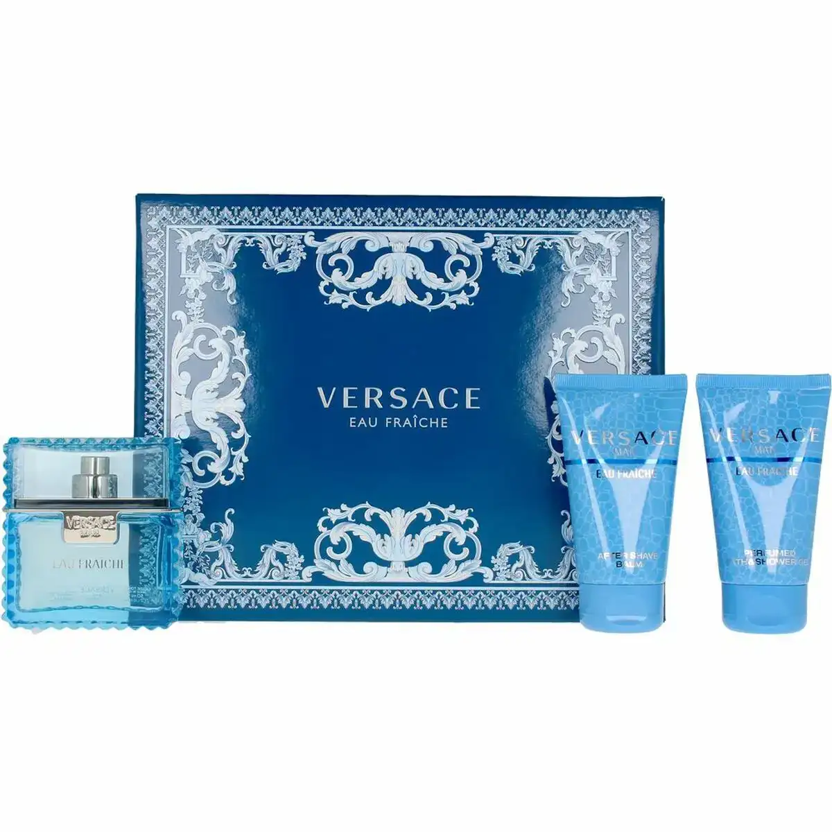 Set de parfum homme versace eau fraiche 3 pieces_4094. DIAYTAR COTE D'IVOIRE - Votre Portail vers l'Extraordinaire. Parcourez nos collections et découvrez des produits qui vous emmènent au-delà de l'ordinaire, créant une expérience de shopping mémorable.