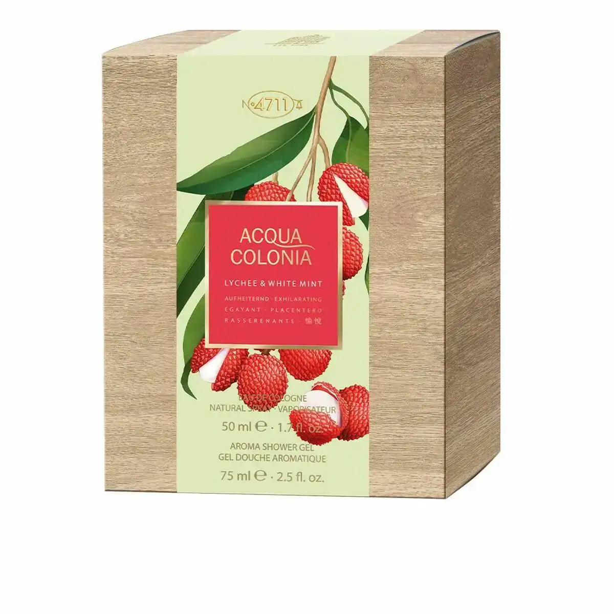 Set de parfum unisexe 4711 menthe 2 pieces lychee_7415. Bienvenue sur DIAYTAR COTE D'IVOIRE - Où Chaque Produit a son Histoire. Découvrez notre sélection unique et choisissez des articles qui racontent la richesse culturelle et artistique du Côte d'Ivoire.