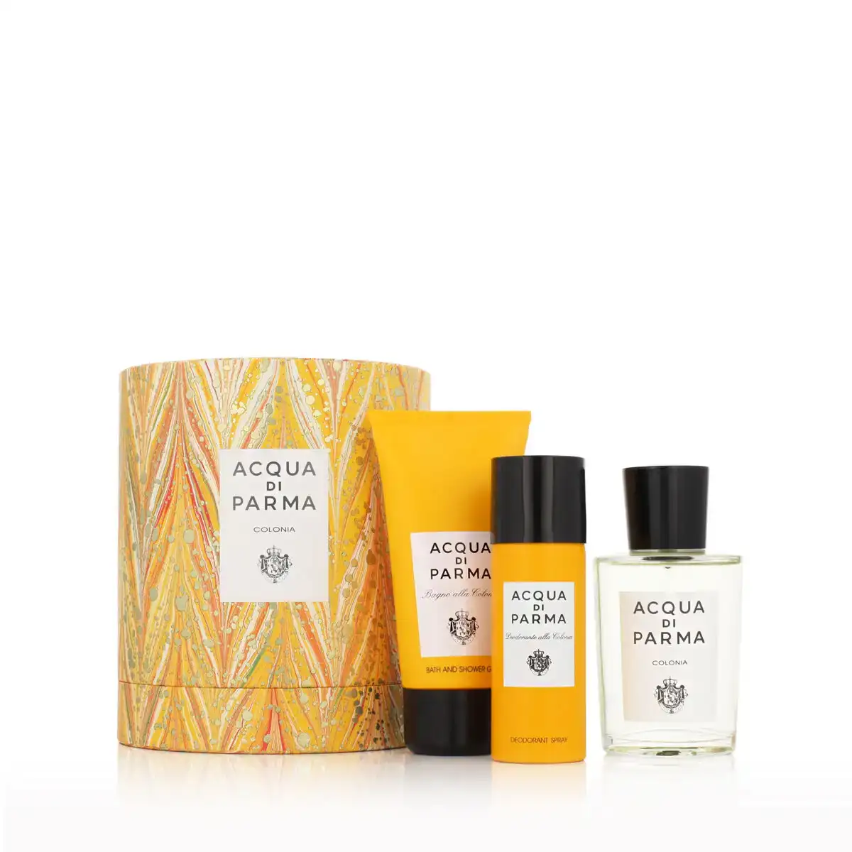 Set de parfum unisexe acqua di parma 3 pieces colonia_6795. DIAYTAR COTE D'IVOIRE - Où la Qualité est Notre Engagement. Explorez notre boutique en ligne pour découvrir des produits conçus pour vous apporter satisfaction et plaisir.