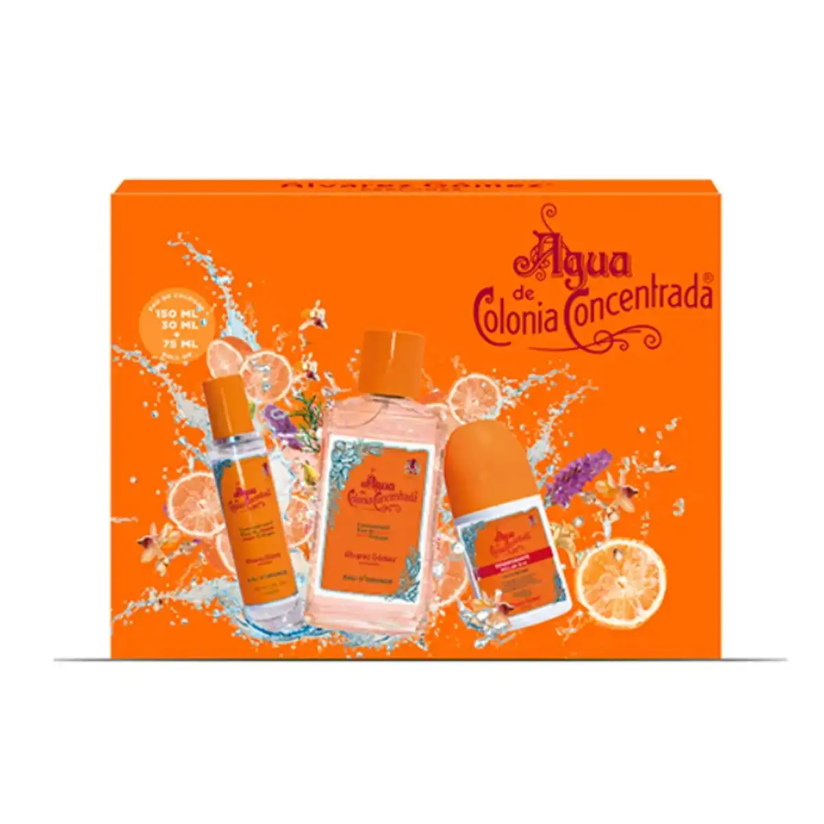 Set de parfum unisexe alvarez gomez orange agua de colonia concentrada 3 pieces_1962. DIAYTAR COTE D'IVOIRE - Où Choisir Devient un Plaisir. Découvrez notre boutique en ligne et choisissez parmi une variété de produits qui satisferont tous vos besoins.