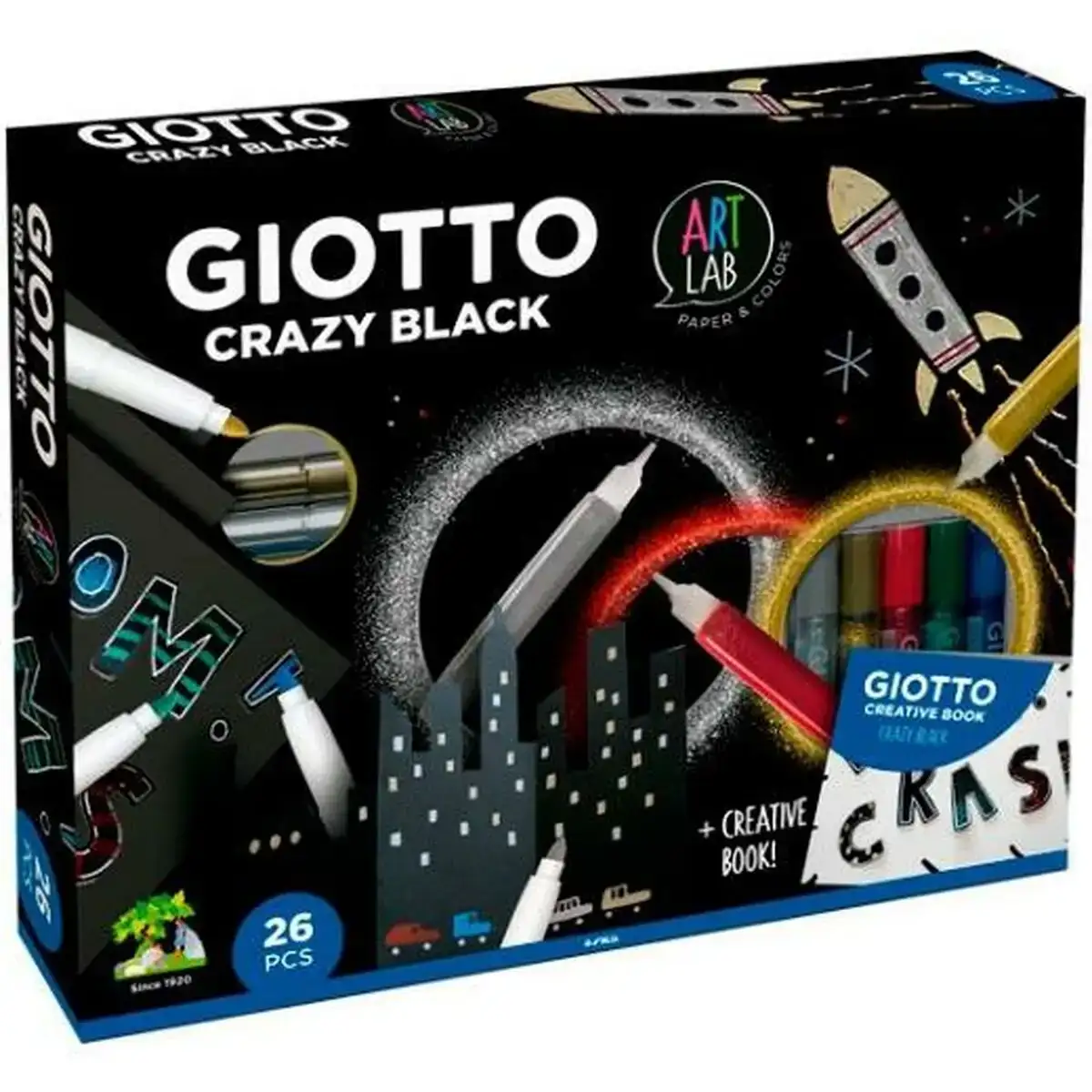 Set de peinture giotto 26 pieces multicouleur_3396. Bienvenue chez DIAYTAR COTE D'IVOIRE - Votre Plateforme Shopping pour Tous. Découvrez un large éventail de produits qui célèbrent la diversité et la beauté du Côte d'Ivoire.