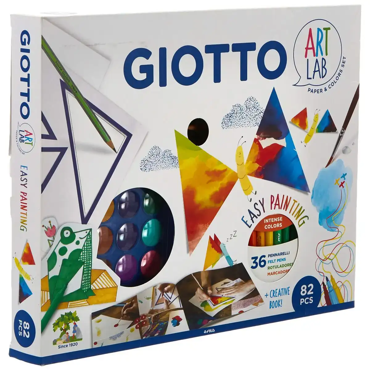 Set de peinture giotto 82 pieces multicouleur_4837. Entrez dans l'Univers de DIAYTAR COTE D'IVOIRE - Où l'Authenticité Renouvelle Votre Quotidien. Explorez notre gamme de produits et trouvez des articles qui reflètent votre essence.