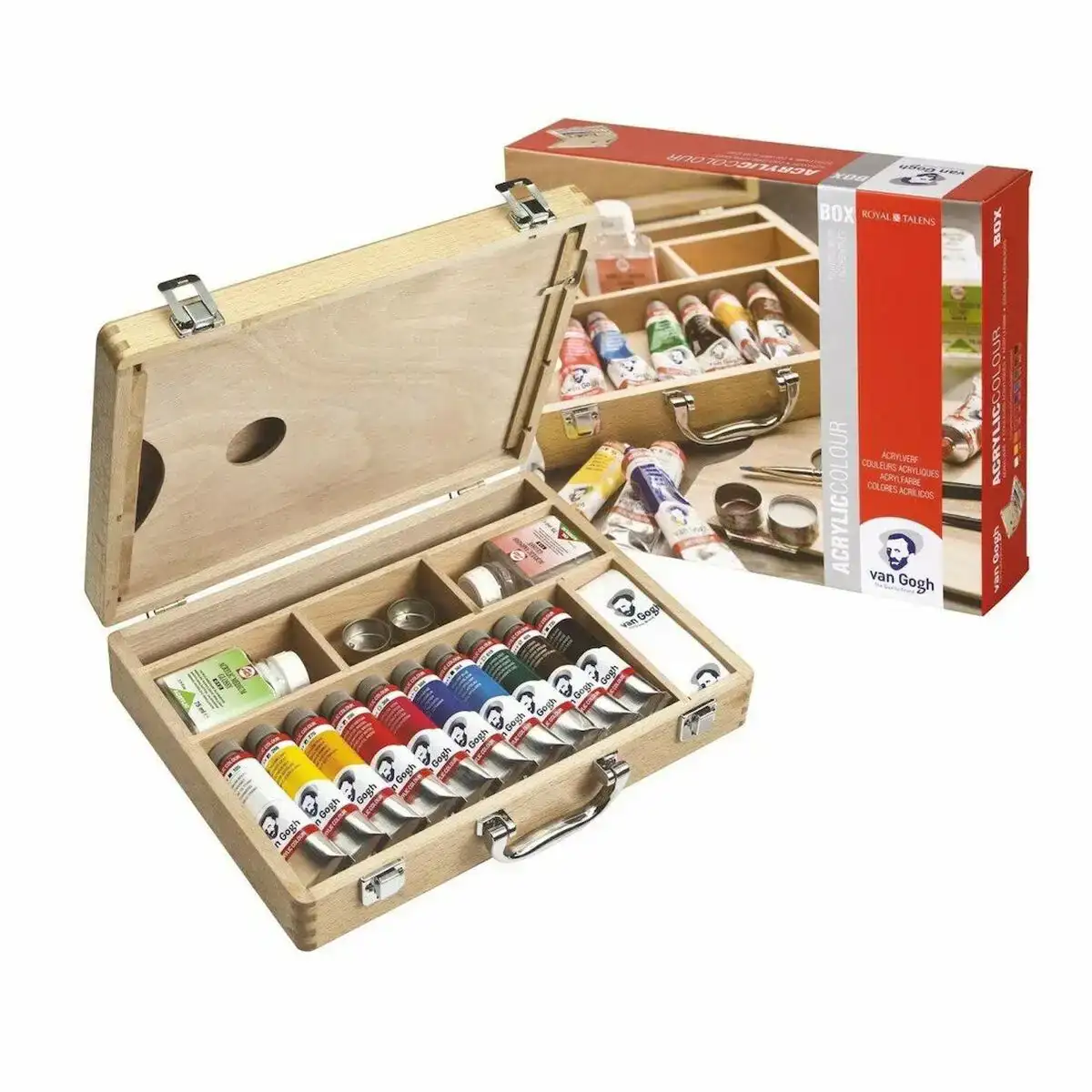 Set de peinture talens van gogh 15 pieces peinture acrylique_3920. DIAYTAR COTE D'IVOIRE - Là où Choisir est un Acte d'Amour pour le Côte d'Ivoire. Explorez notre gamme et choisissez des produits qui célèbrent la culture et l'artisanat du pays.