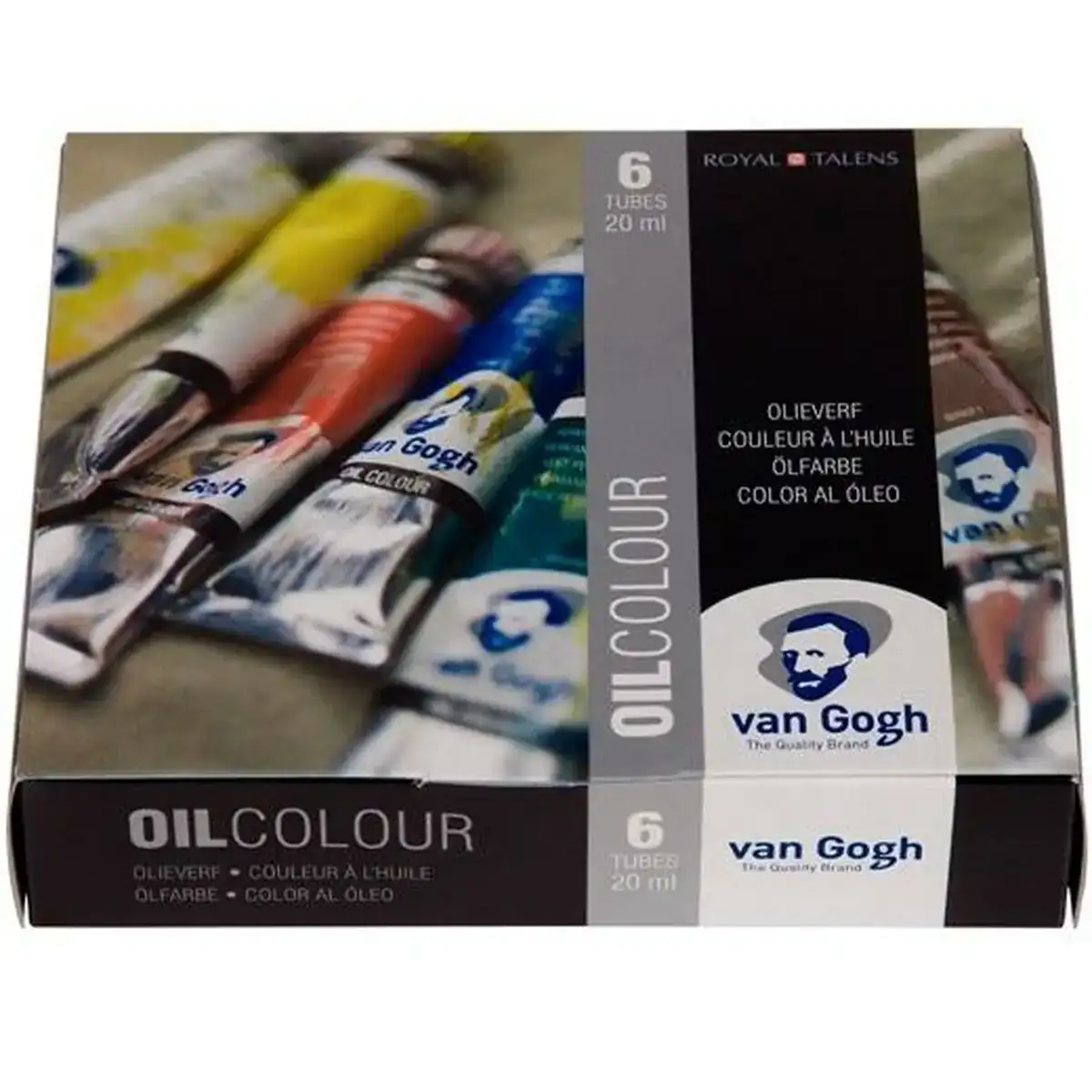 Set de peinture talens van gogh 6 pieces peinture a l huile_4159. DIAYTAR COTE D'IVOIRE - Où Choisir est un Plaisir. Explorez notre boutique en ligne et choisissez parmi des produits de qualité qui satisferont vos besoins et vos goûts.