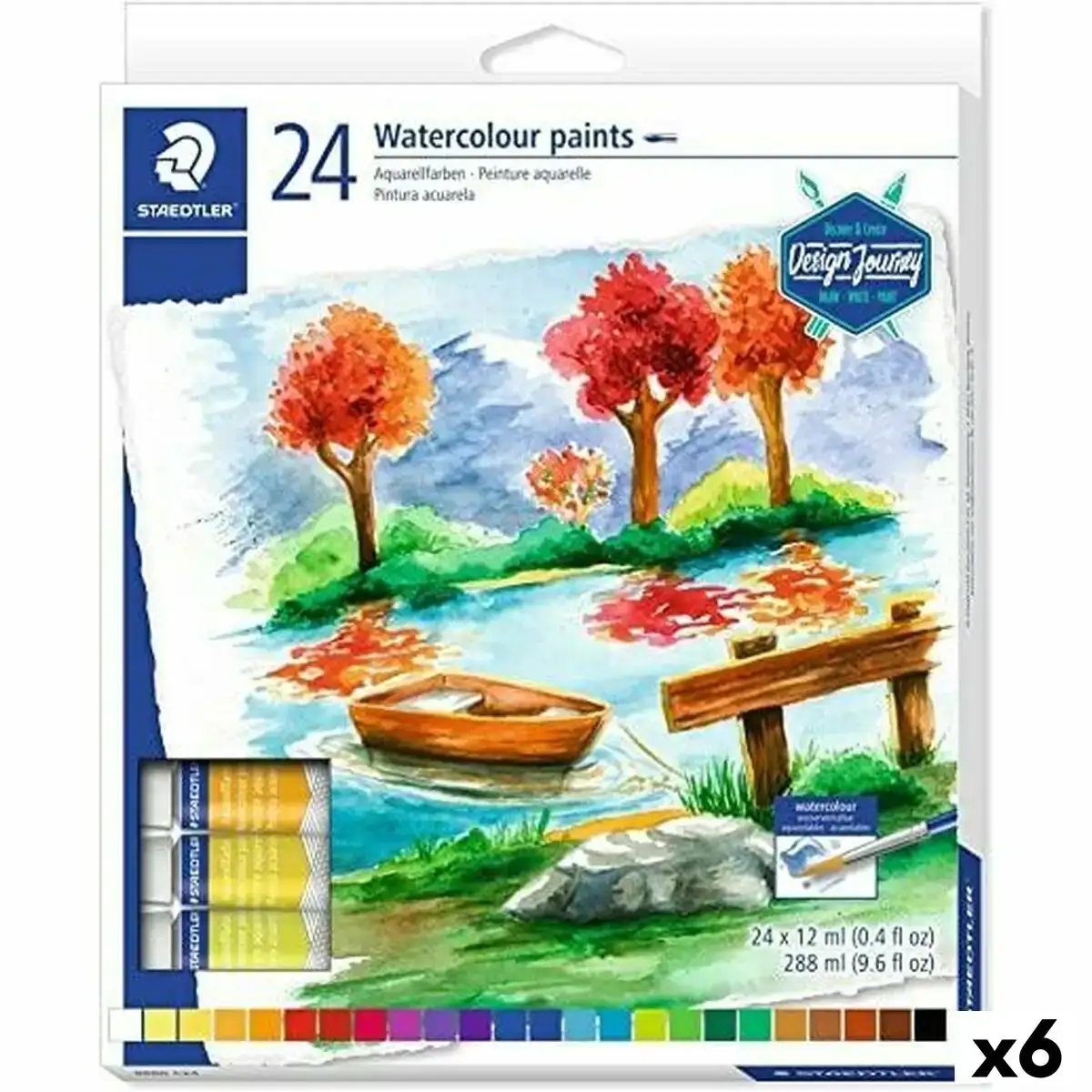 Set de peintures aquarelle staedtler design journey 12 ml 6 unites _6114. Entrez dans l'Univers de DIAYTAR COTE D'IVOIRE - Où Choisir est un Voyage. Explorez notre gamme diversifiée et trouvez des articles qui répondent à tous vos besoins et envies.