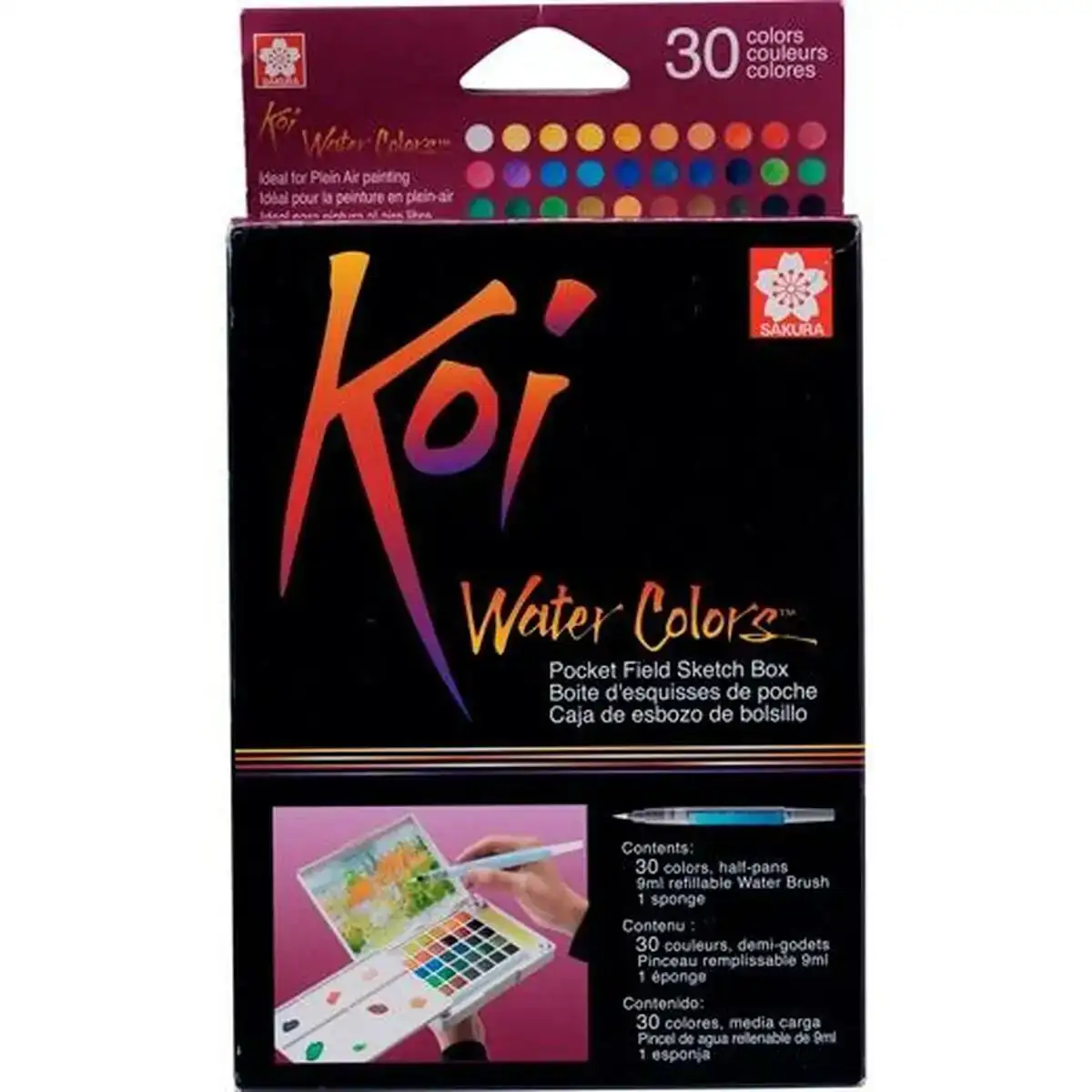 Set de peintures aquarelle talens art creation sakura koi water colors multicouleur_4619. DIAYTAR COTE D'IVOIRE - Votre Passage vers le Chic et l'Élégance. Naviguez à travers notre boutique en ligne pour trouver des produits qui ajoutent une touche sophistiquée à votre style.