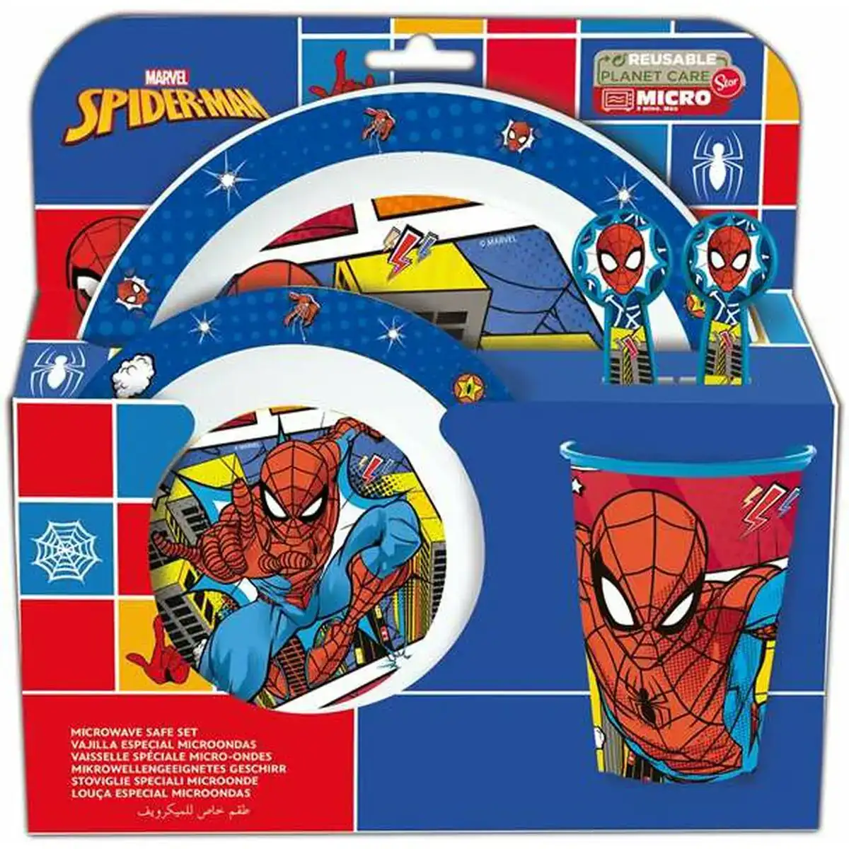 Set de pique nique spiderman arachnid grid enfant_3519. Bienvenue chez DIAYTAR COTE D'IVOIRE - Où le Shopping Rencontre la Qualité. Explorez notre sélection soigneusement conçue et trouvez des produits qui définissent le luxe abordable.