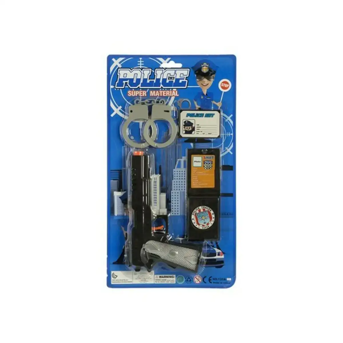 Set de police bl policia 21x38x3cm junior knows 699 4 pcs _3145. DIAYTAR COTE D'IVOIRE - Où Choisir Devient une Découverte. Explorez notre boutique en ligne et trouvez des articles qui vous surprennent et vous ravissent à chaque clic.