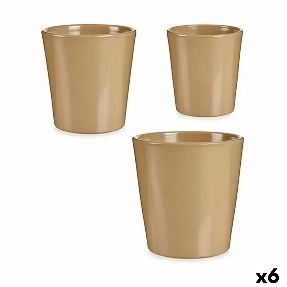 Set de pots beige argile 6 unites _7511. Plongez dans le Monde de DIAYTAR COTE D'IVOIRE - Où Chaque Article Raconte une Histoire. Explorez notre vaste assortiment et choisissez des produits qui vous parlent et reflètent votre style unique.