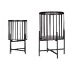 Set de pots de fleurs 2 pieces barres noir metal_3524. Entrez dans l'Univers de DIAYTAR COTE D'IVOIRE - Où Chaque Produit a son Éclat Unique. Explorez notre gamme variée et choisissez des articles qui illuminent votre quotidien.