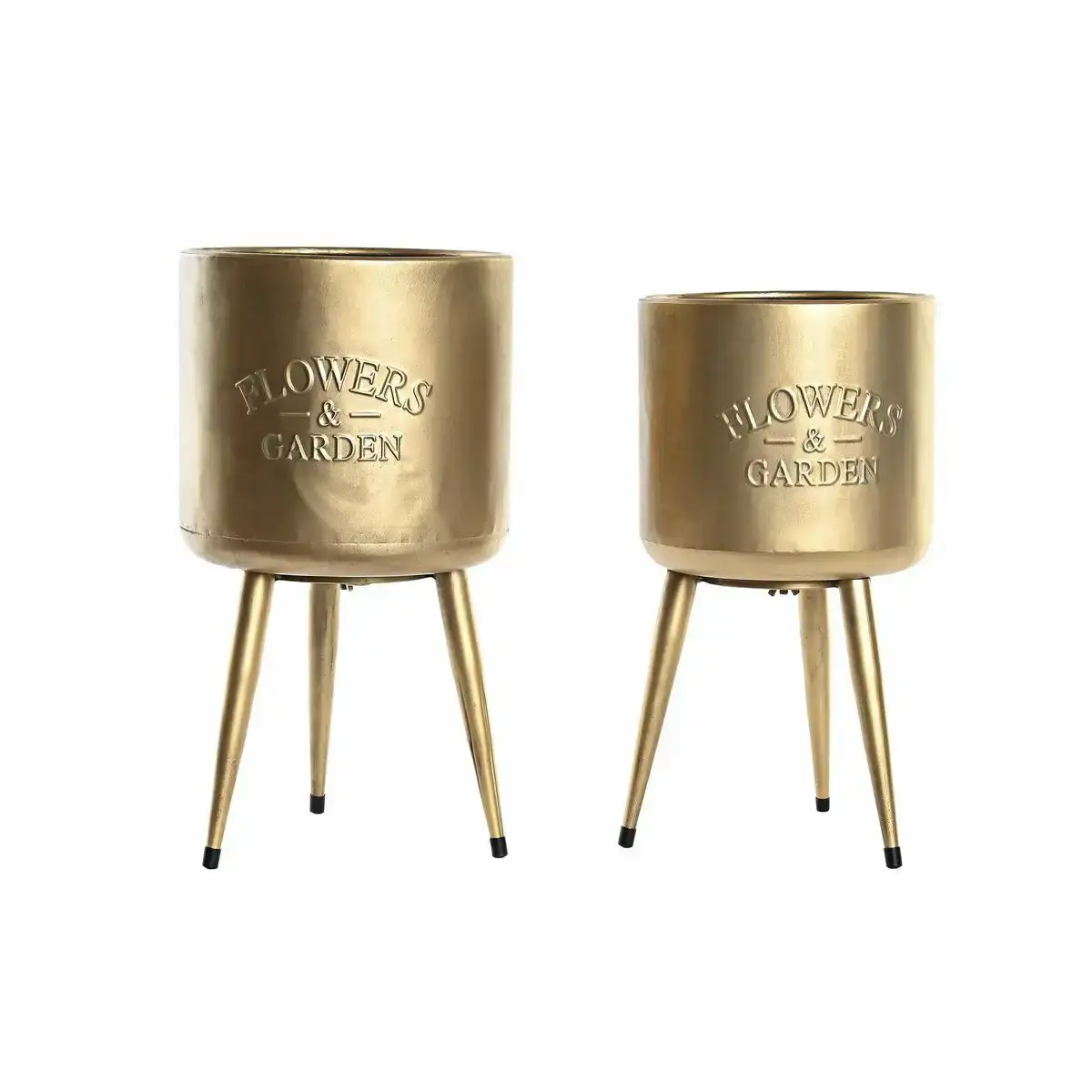 Set de pots de fleurs dkd home decor 25 5 x 25 5 x 44 cm metal 2 unites _8984. Bienvenue sur DIAYTAR COTE D'IVOIRE - Où Choisir est un Voyage Sensoriel. Plongez dans notre catalogue et trouvez des produits qui éveillent vos sens et embellissent votre quotidien.