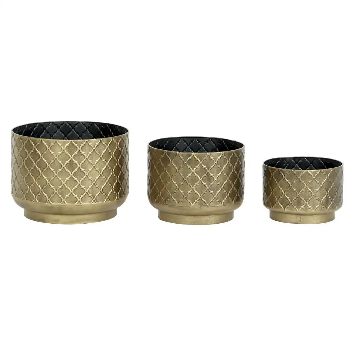 Set de pots de fleurs dkd home decor 30 x 30 x 22 cm noir dore metal_2158. Bienvenue chez DIAYTAR COTE D'IVOIRE - Où Chaque Produit a son Âme. Découvrez notre gamme et choisissez des articles qui résonnent avec votre personnalité et vos valeurs.