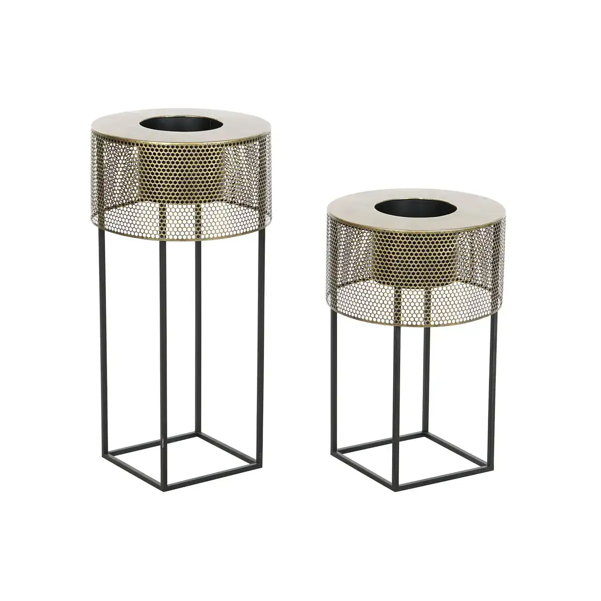 Set de pots de fleurs dkd home decor 33 x 33 x 67 cm noir dore metal loft_6767. DIAYTAR COTE D'IVOIRE - Votre Destination Shopping de Confiance. Naviguez à travers notre boutique en ligne et profitez d'une sélection soigneusement choisie de produits qui répondent à toutes vos exigences.