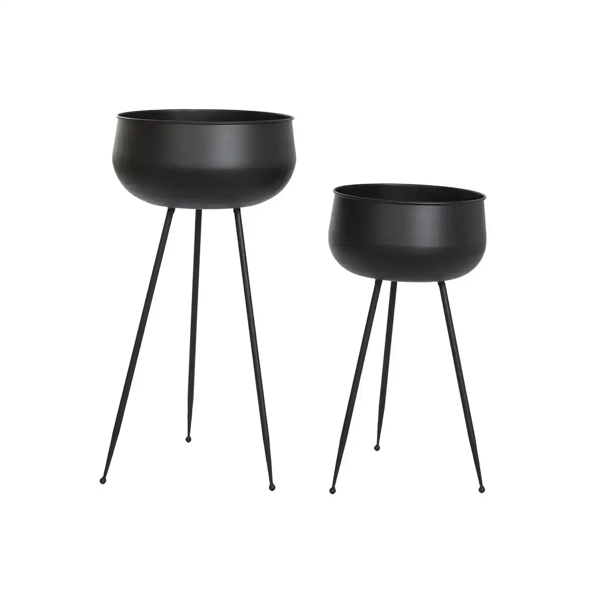 Set de pots de fleurs dkd home decor 34 x 34 x 70 cm noir metal_8930. DIAYTAR COTE D'IVOIRE - Où Chaque Achat Raconte une Histoire. Parcourez notre boutique en ligne pour trouver des articles qui évoquent le savoir-faire et la tradition du Côte d'Ivoire.