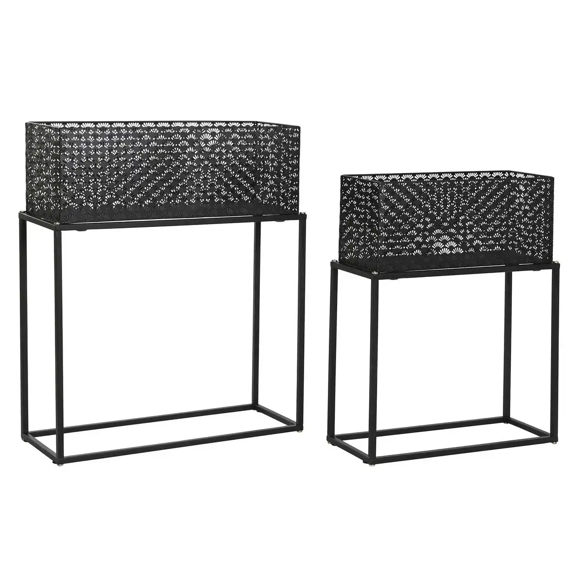 Set de pots de fleurs dkd home decor 60 x 22 x 70 cm noir metal_9538. Entrez dans le Monde de DIAYTAR COTE D'IVOIRE - Où la Satisfaction est la Priorité. Explorez notre sélection pensée pour vous offrir une expérience de shopping qui va au-delà de vos attentes.
