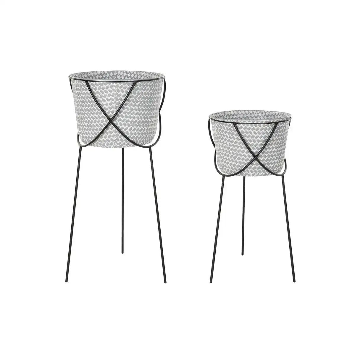Set de pots dkd home decor noir gris metal fer 37 x 37 x 82 cm _5176. Bienvenue chez DIAYTAR COTE D'IVOIRE - Où le Shopping Devient un Plaisir. Découvrez notre boutique en ligne et trouvez des trésors qui égaieront chaque jour de votre vie.