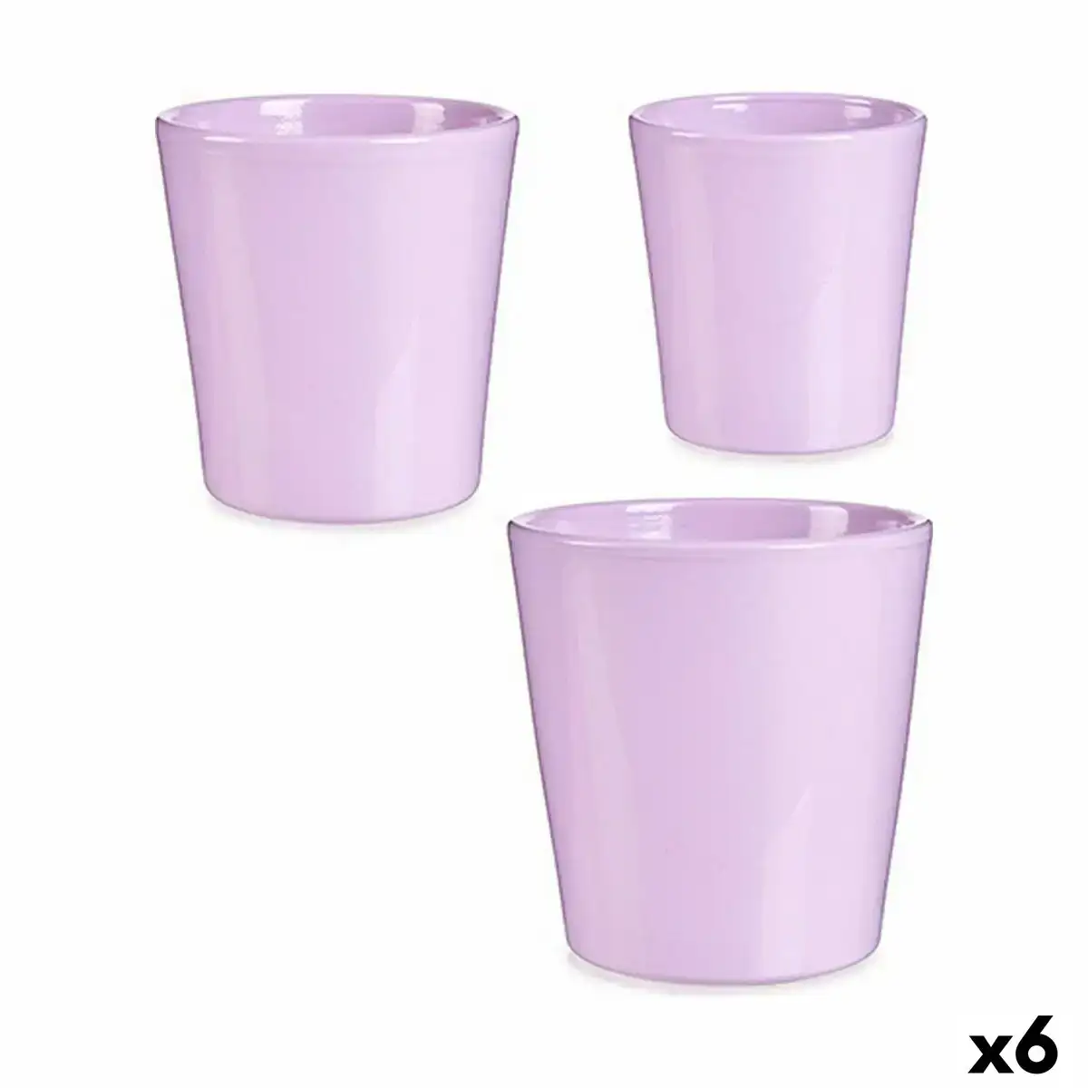 Set de pots lila argile 6 unites _2067. Bienvenue sur DIAYTAR COTE D'IVOIRE - Votre Fenêtre sur le Shopping Moderne. Parcourez notre boutique en ligne et découvrez des produits qui incarnent l'évolution du style et de la qualité.