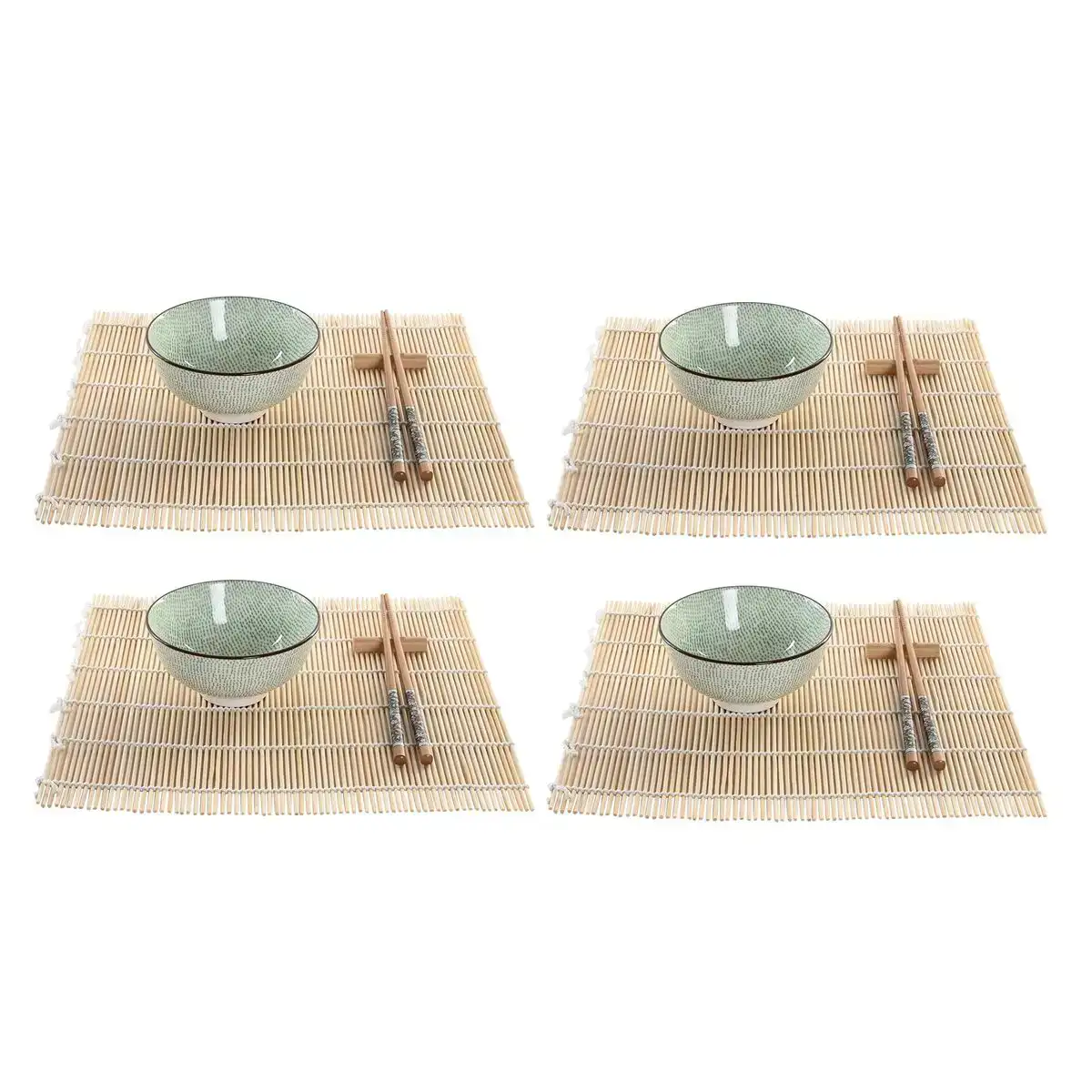 Set de sushi dkd home decor 14 5 x 14 5 x 35 cm gres oriental 16 pieces _4963. DIAYTAR COTE D'IVOIRE - Là où l'Élégance Devient un Mode de Vie. Naviguez à travers notre gamme et choisissez des produits qui apportent une touche raffinée à votre quotidien.