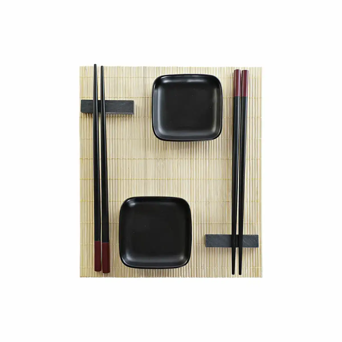 Set de sushi dkd home decor noir naturel metal bambou gres oriental 30 x 40 cm 27 8 x 17 8 x 3 cm 7 pieces 27 8 x 17 8 x 3 cm_6050. Bienvenue chez DIAYTAR COTE D'IVOIRE - Où l'Authenticité Rencontre l'Accessibilité. Explorez notre sélection abordable et découvrez des articles qui incarnent l'essence du Côte d'Ivoire.