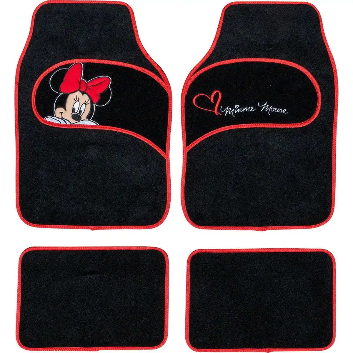 Set de tapis de voitures minnie mouse cz10339 noir rouge_8042. DIAYTAR COTE D'IVOIRE - Où Choisir est une Célébration de l'Artisanat. Explorez notre boutique en ligne et choisissez des articles qui incarnent l'art et le savoir-faire du Côte d'Ivoire.