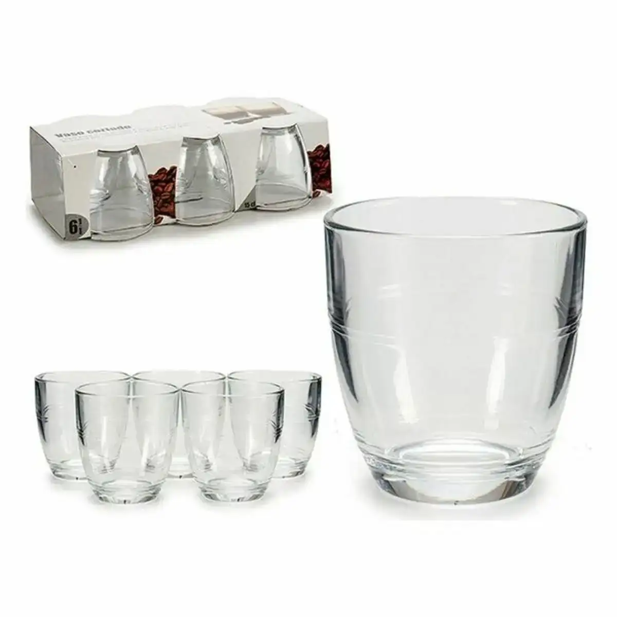 Set de verres 150 ml_6277. DIAYTAR COTE D'IVOIRE - Votre Destination Shopping pour Tous. Parcourez notre boutique en ligne et découvrez une variété de produits pour satisfaire tous vos besoins et désirs.