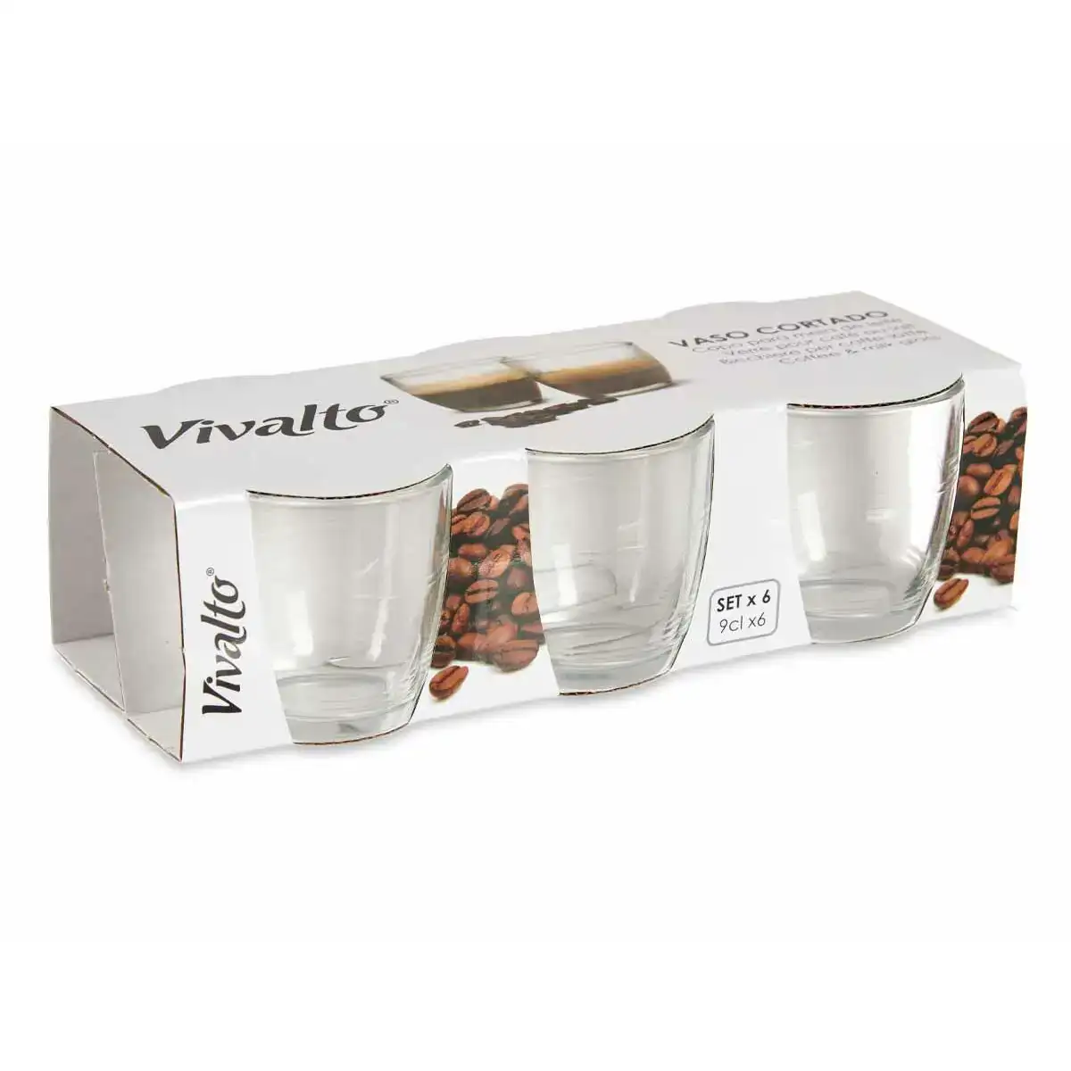 Set de verres 41047 transparent verre 90 ml_7560. Entrez dans l'Univers de DIAYTAR COTE D'IVOIRE - Où l'Élégance Rencontre la Tradition. Explorez notre gamme variée et trouvez des articles qui ajoutent une touche de sophistication à votre vie.